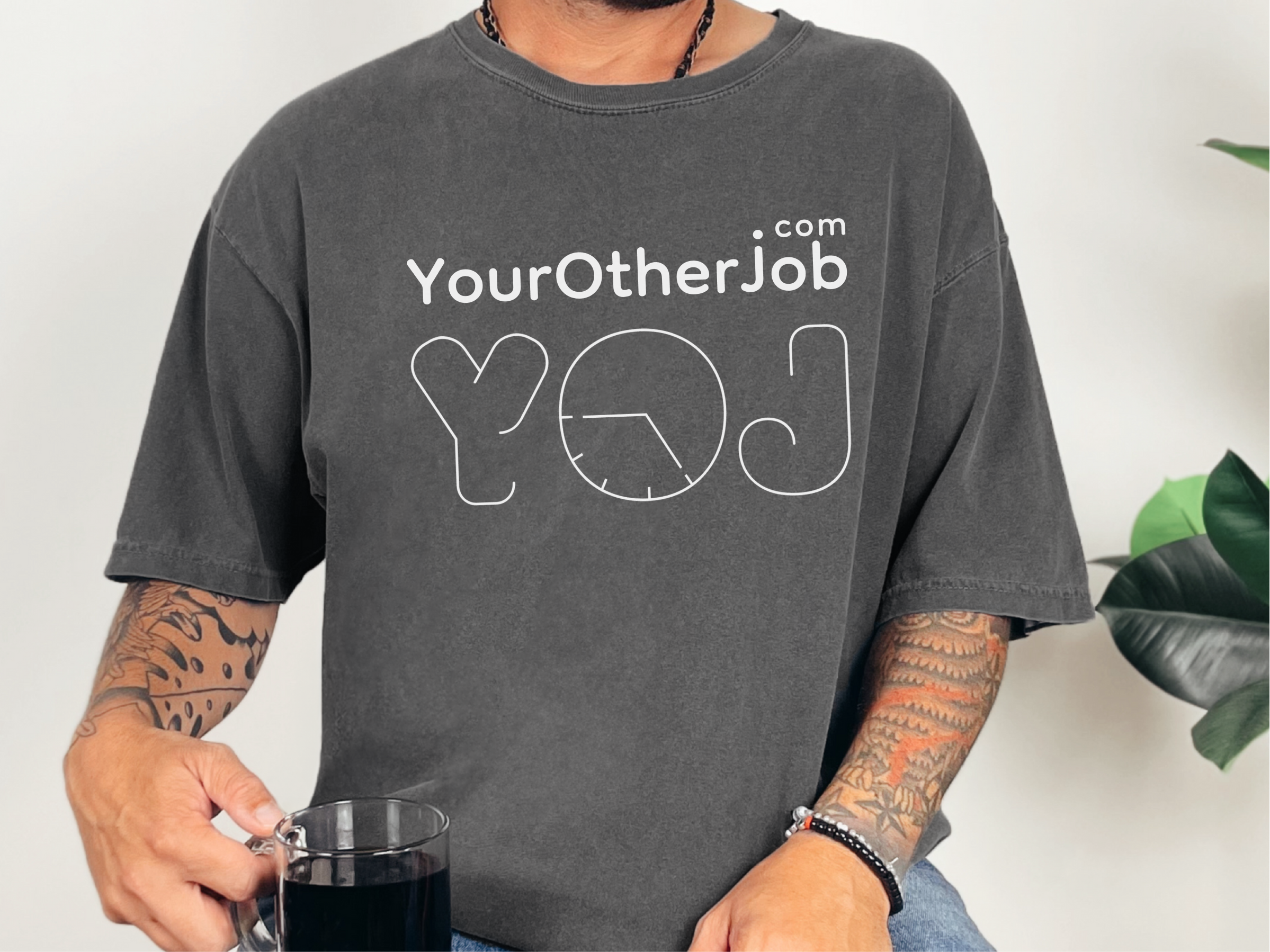 Yourotherjob Logo funny shirt - photo 3