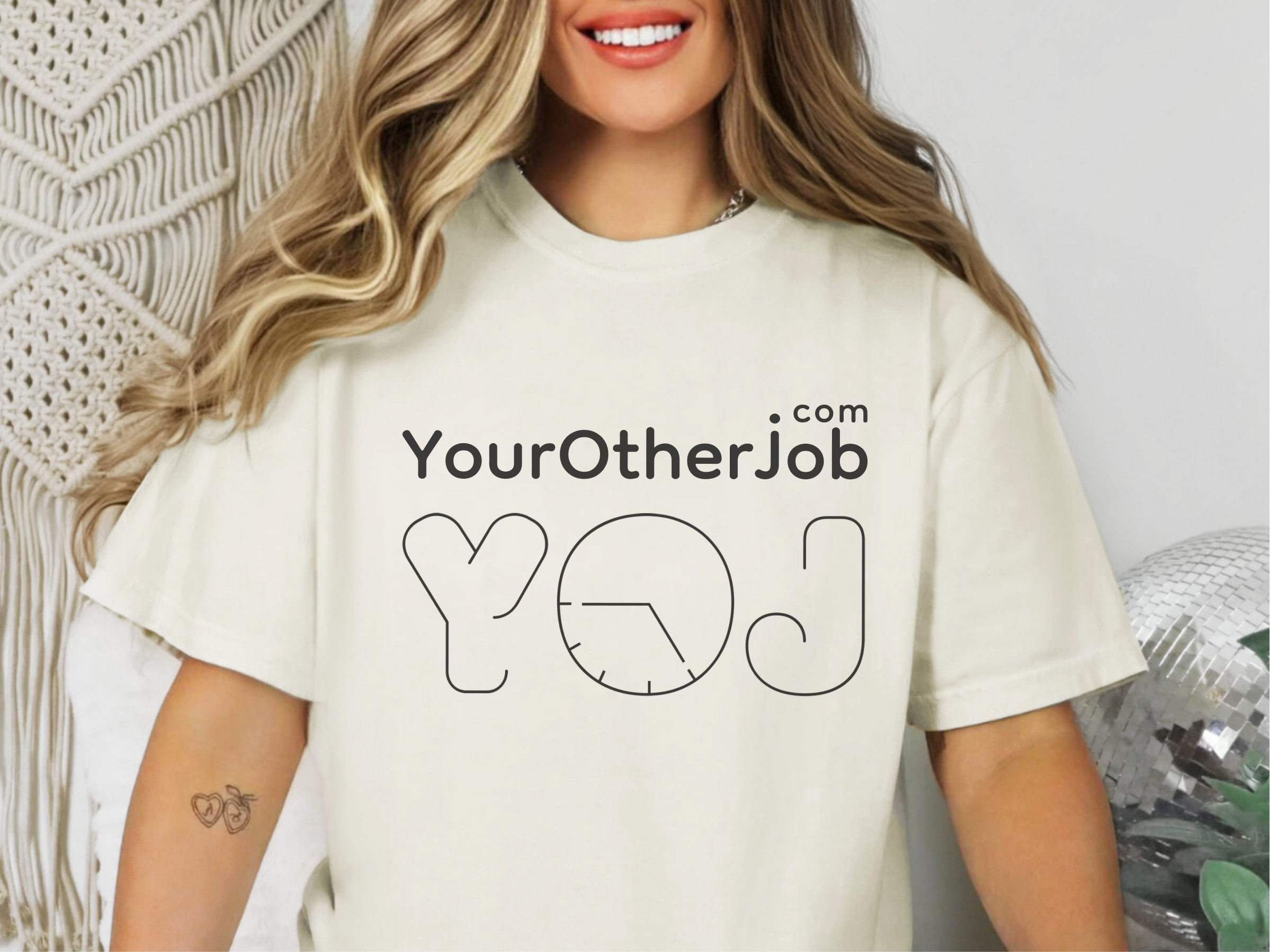 Yourotherjob Logo funny shirt - photo 8