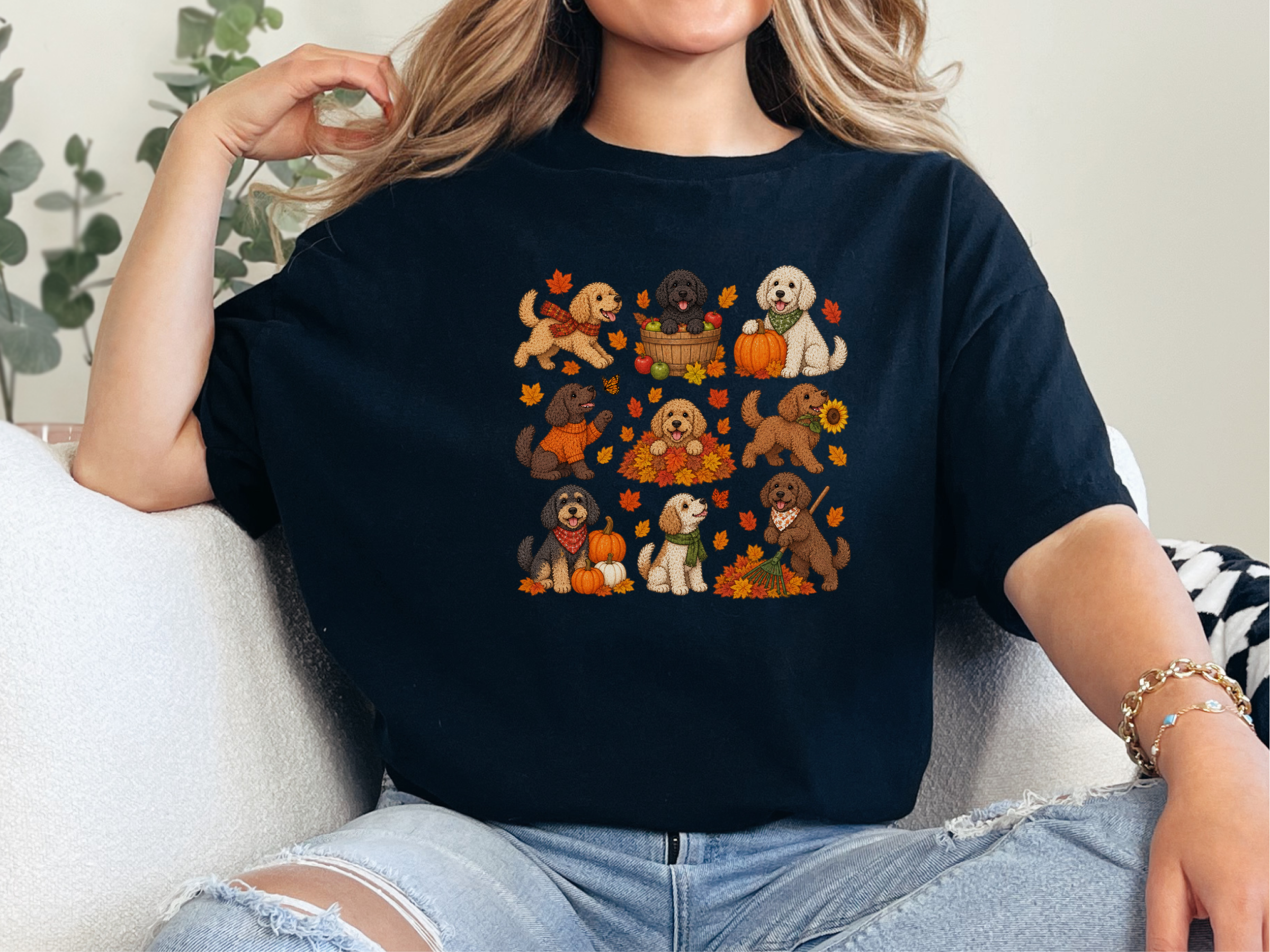 Cockapoo Fall Activities Collection doodle dog shirt - photo 5
