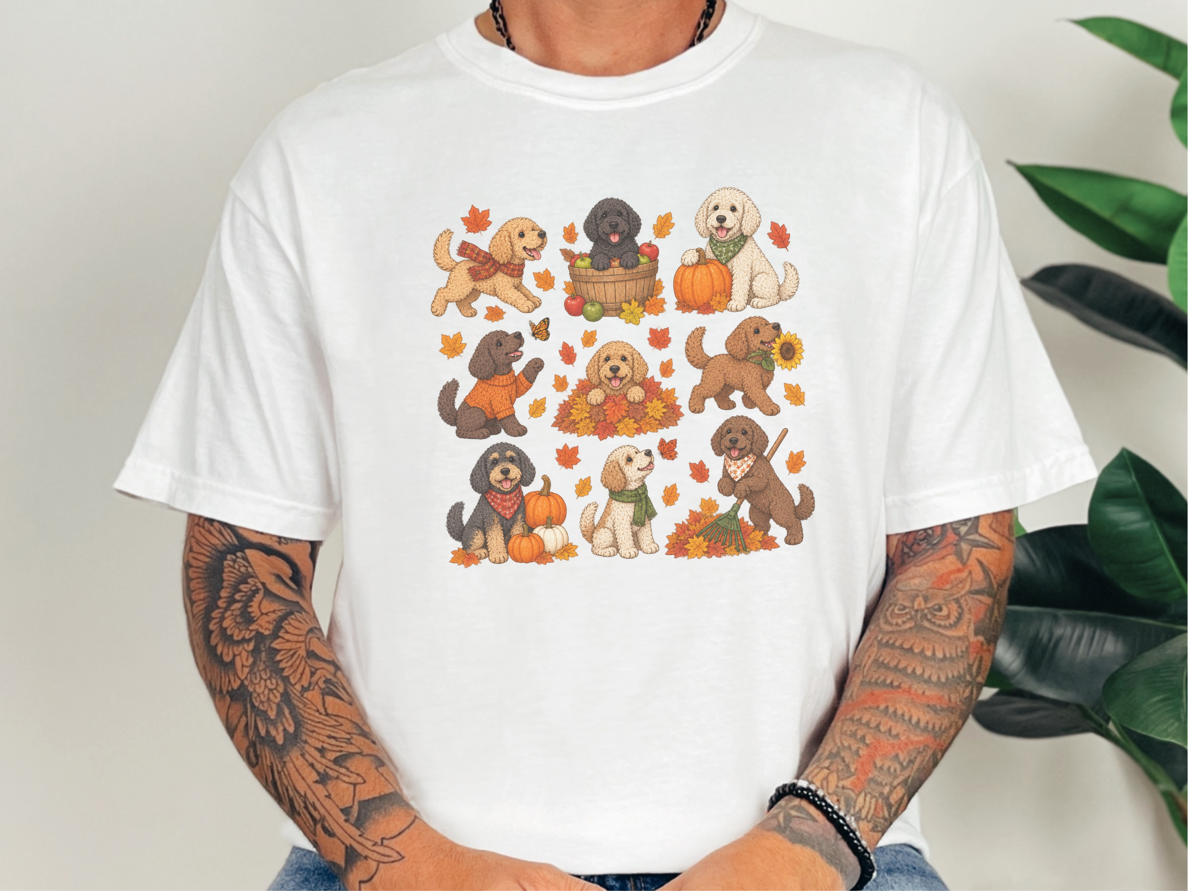 Cockapoo Fall Activities Collection doodle dog shirt - photo 3