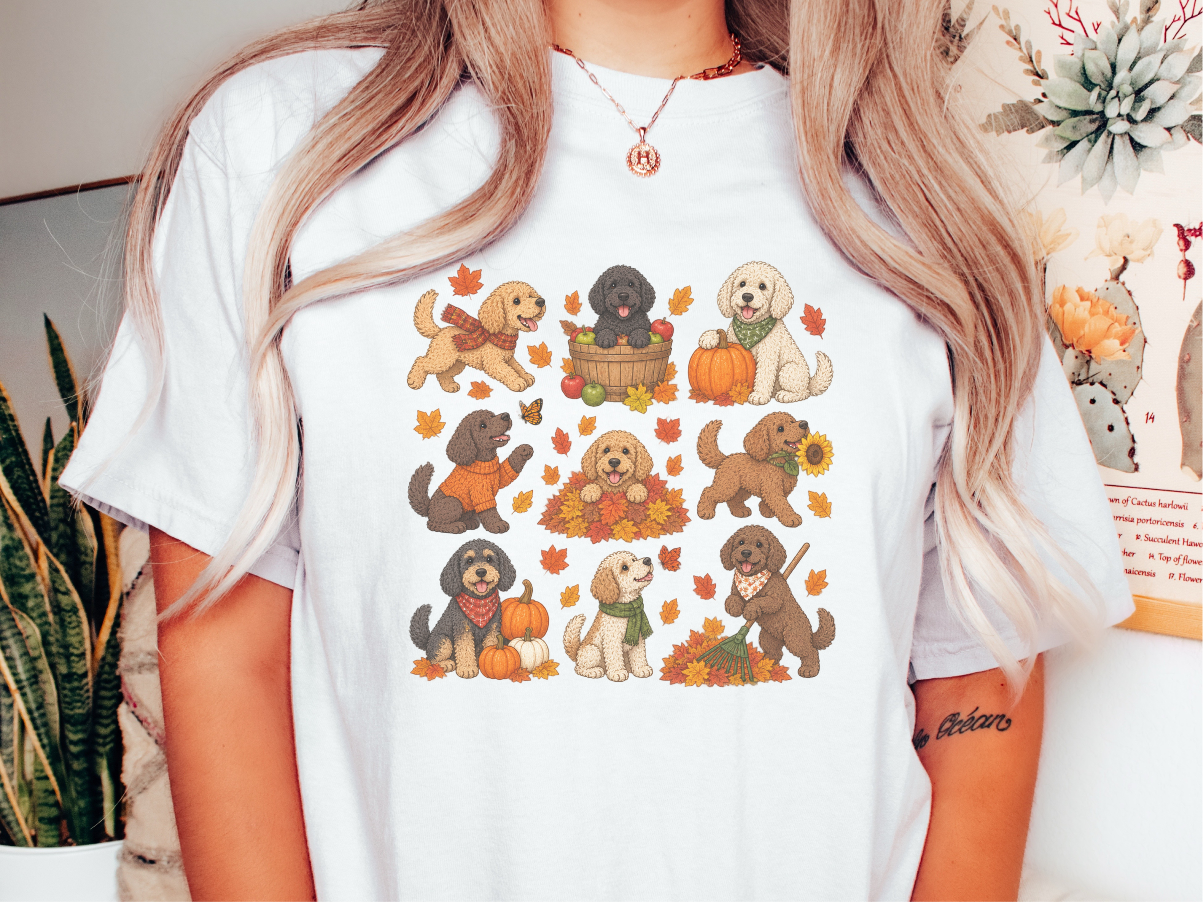 Cockapoo Fall Activities Collection doodle dog shirt - photo 1