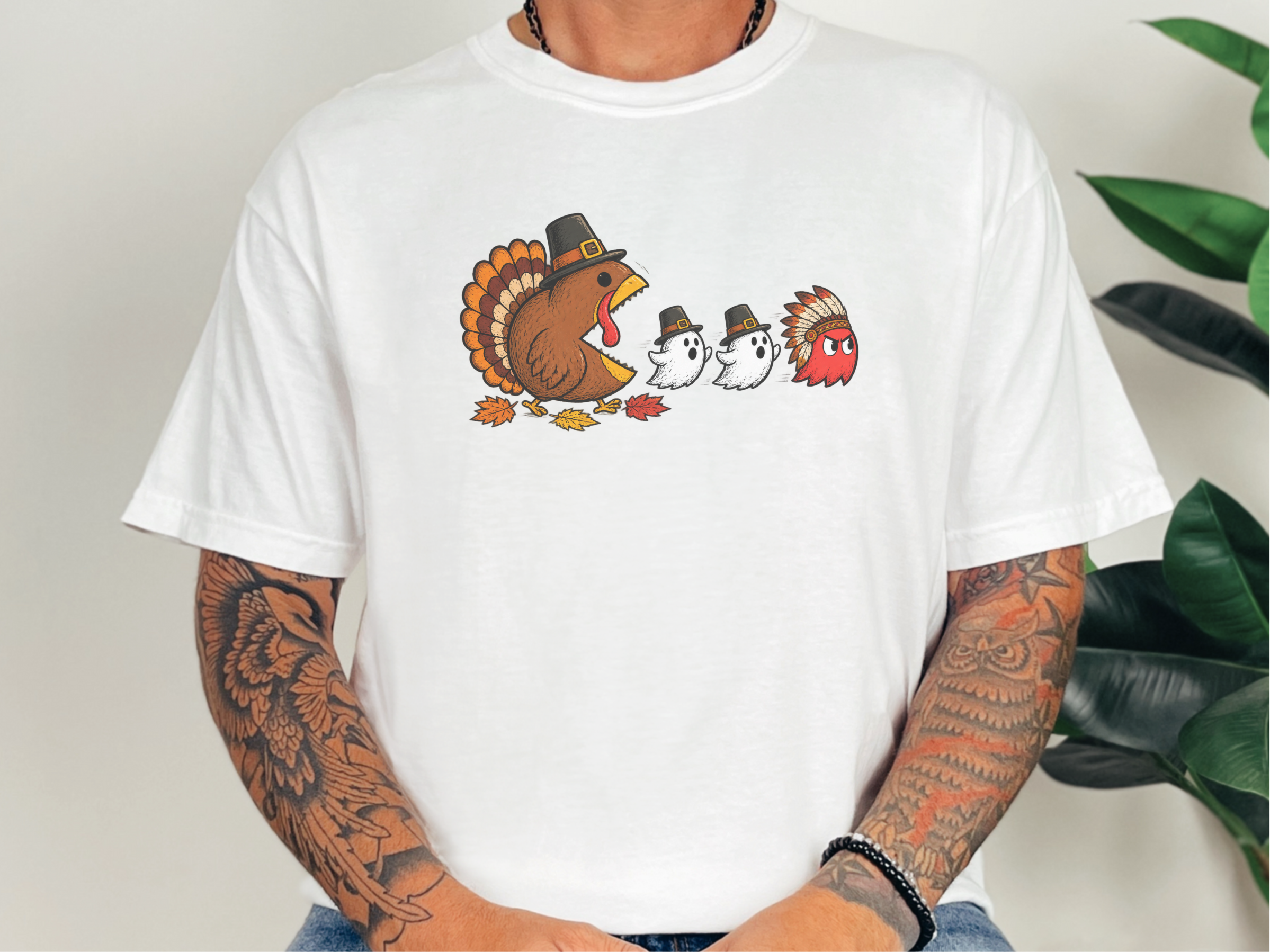 Thanksgiving Turkey Arcade Chase funny shirt - photo 3