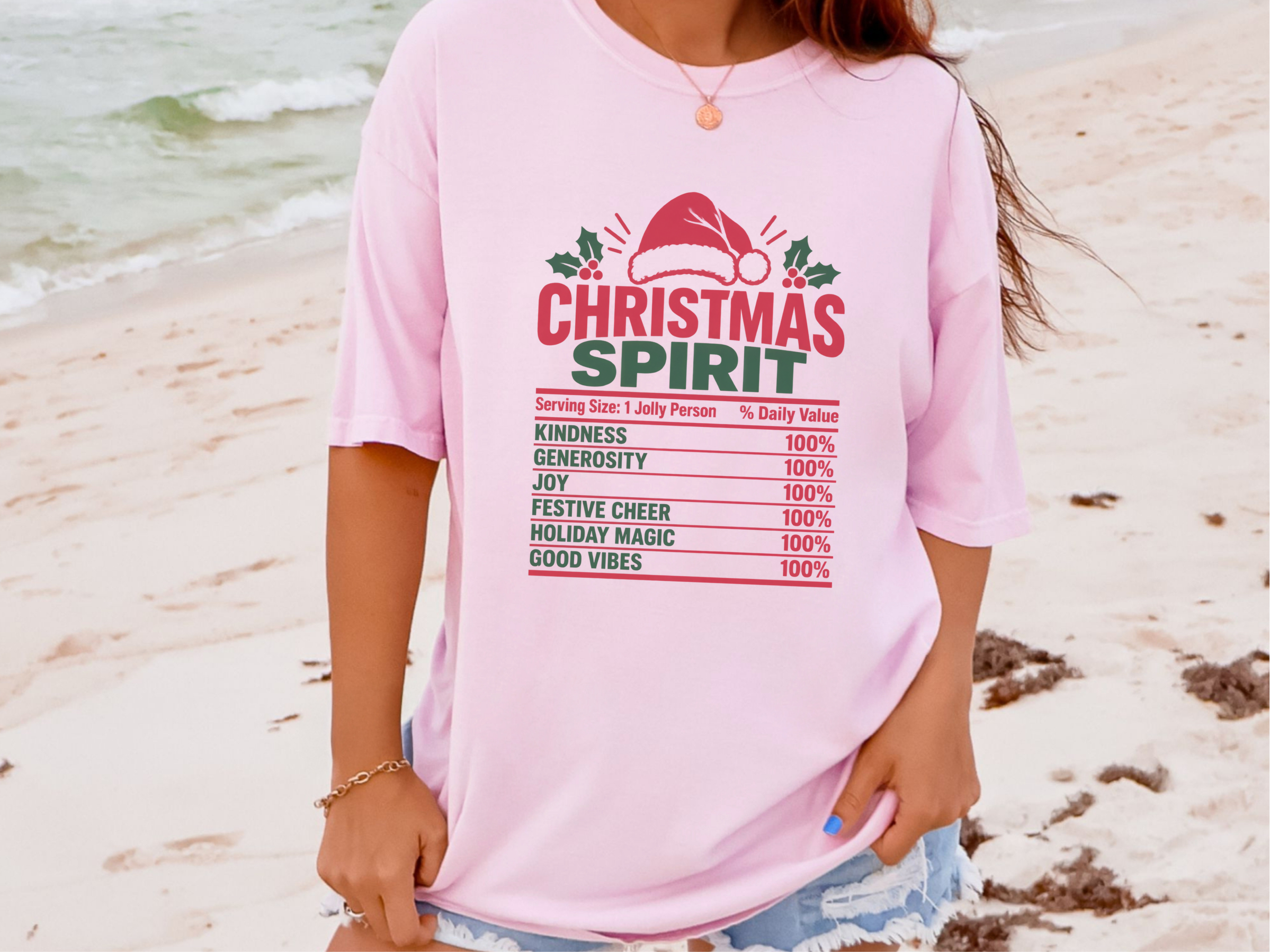 Christmas Spirit Nutrition Label6 funny shirt - photo 4