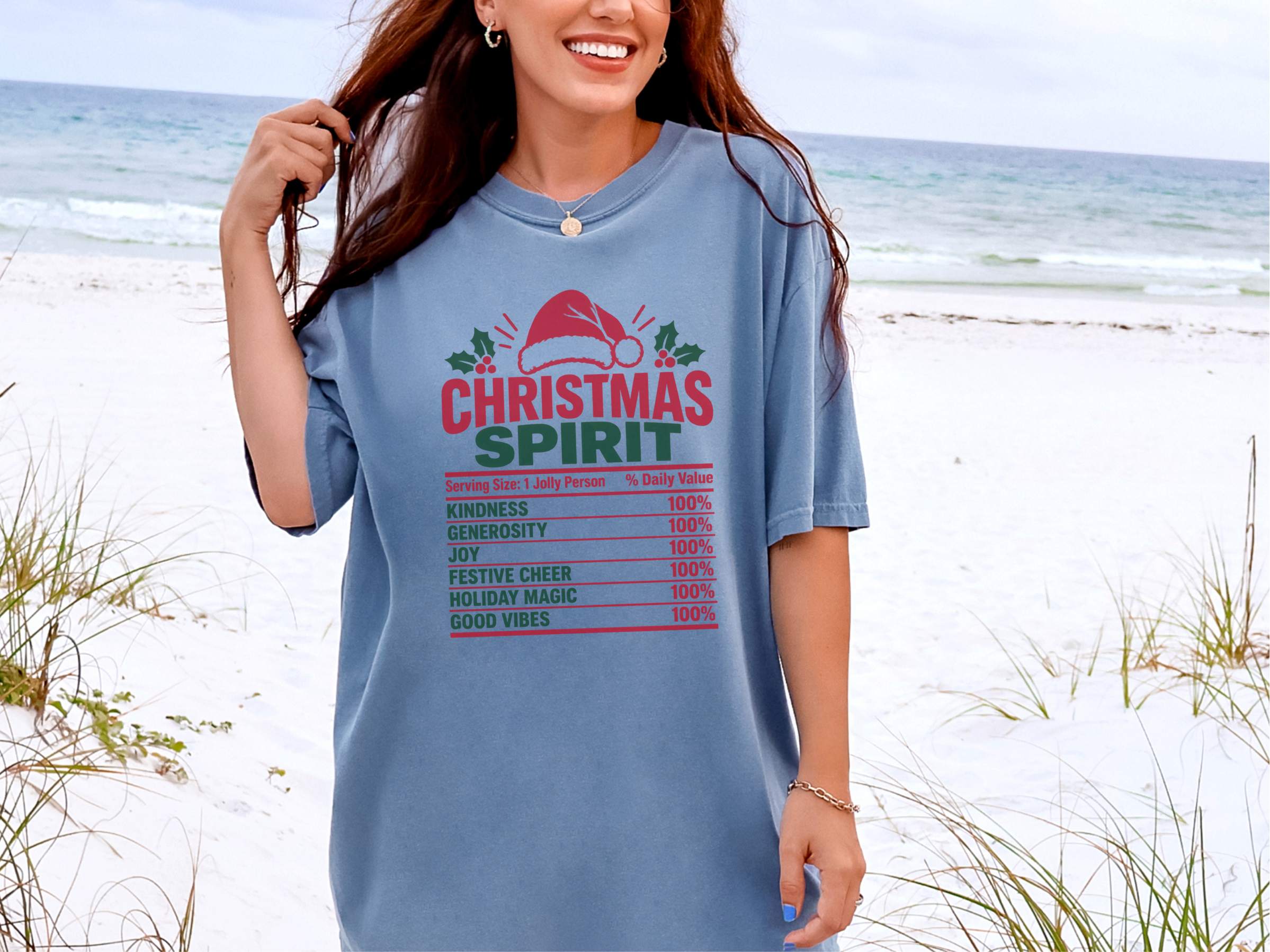 Christmas Spirit Nutrition Label6 funny shirt - photo 6