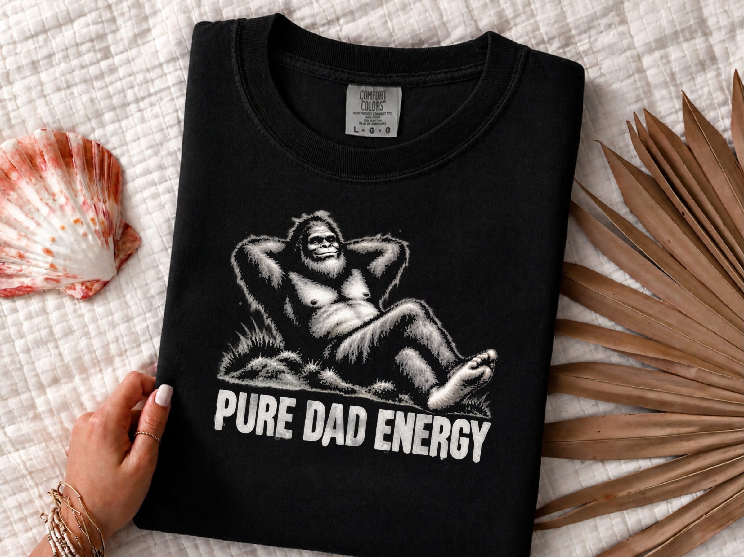 Blurry Bigfoot Pure Dad Energy