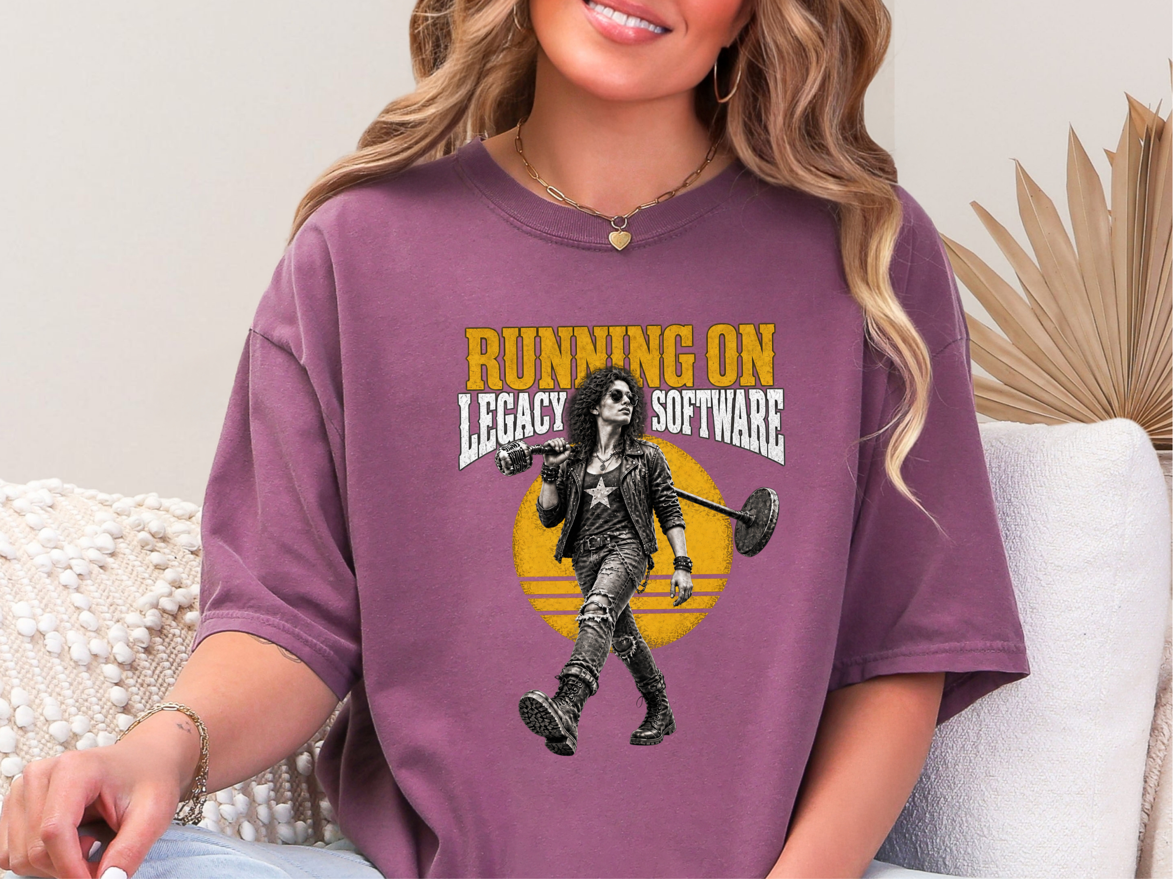 Rocker Woman Legacy Software funny shirt - photo 8