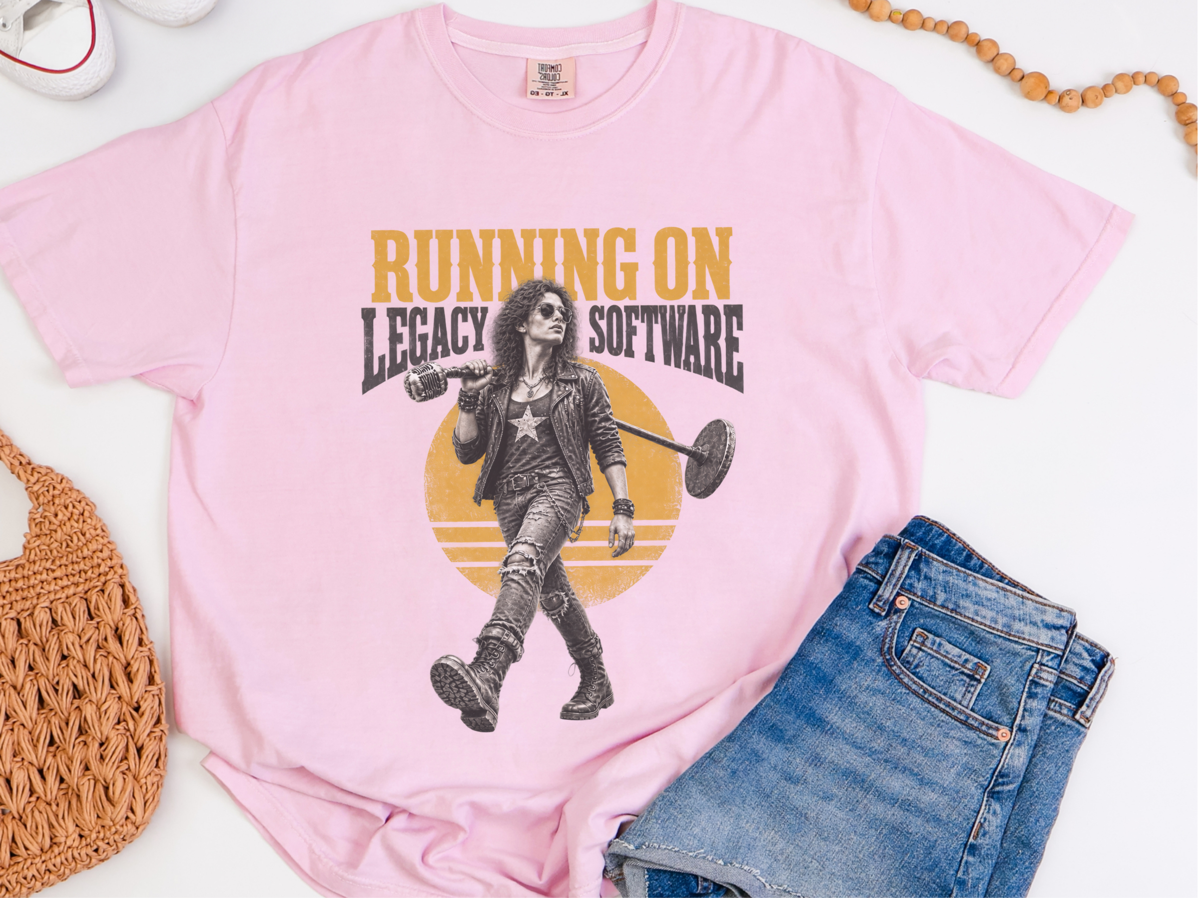 Rocker Woman Legacy Software funny shirt - photo 5
