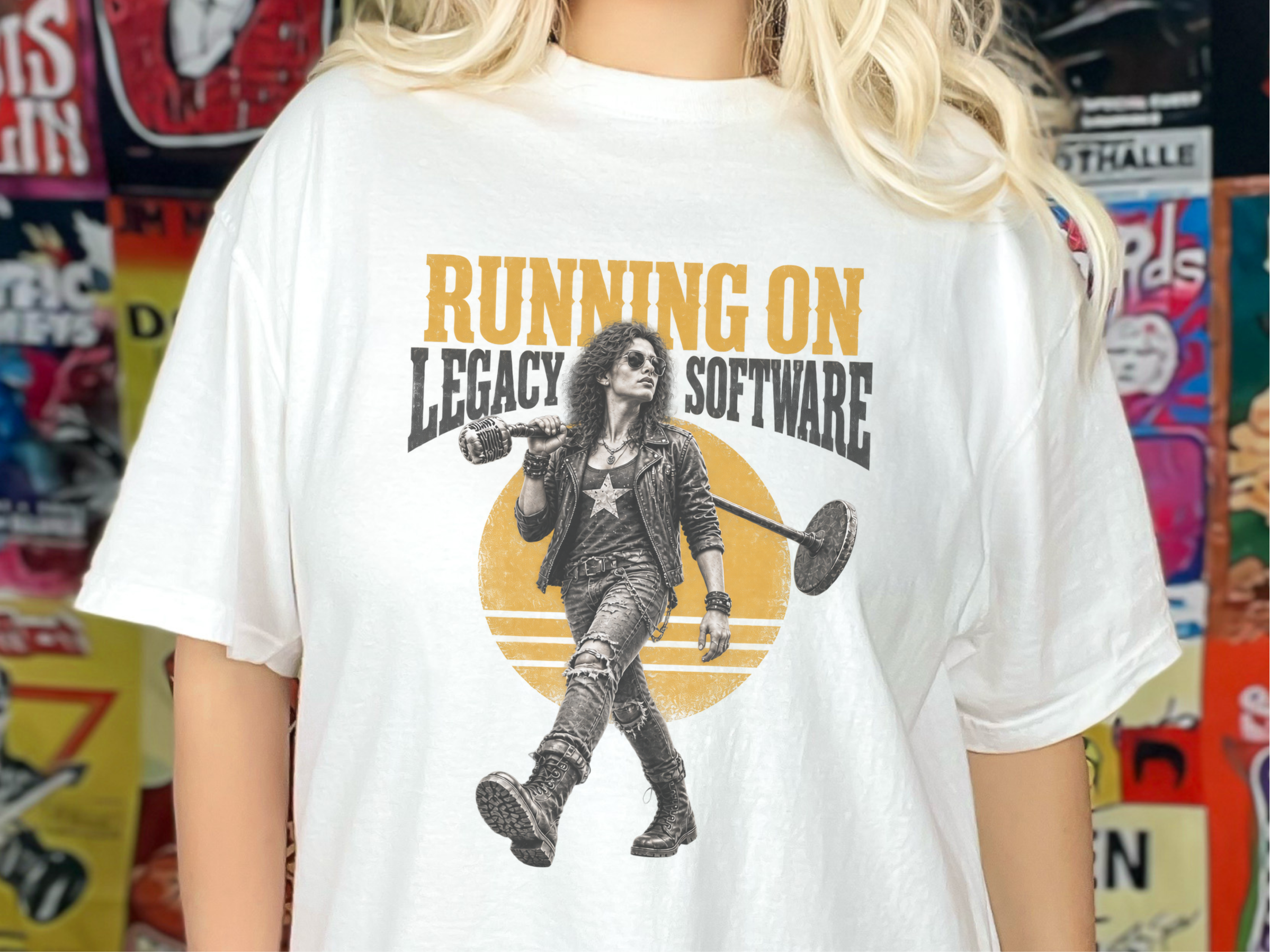 Rocker Woman Legacy Software funny shirt - photo 2