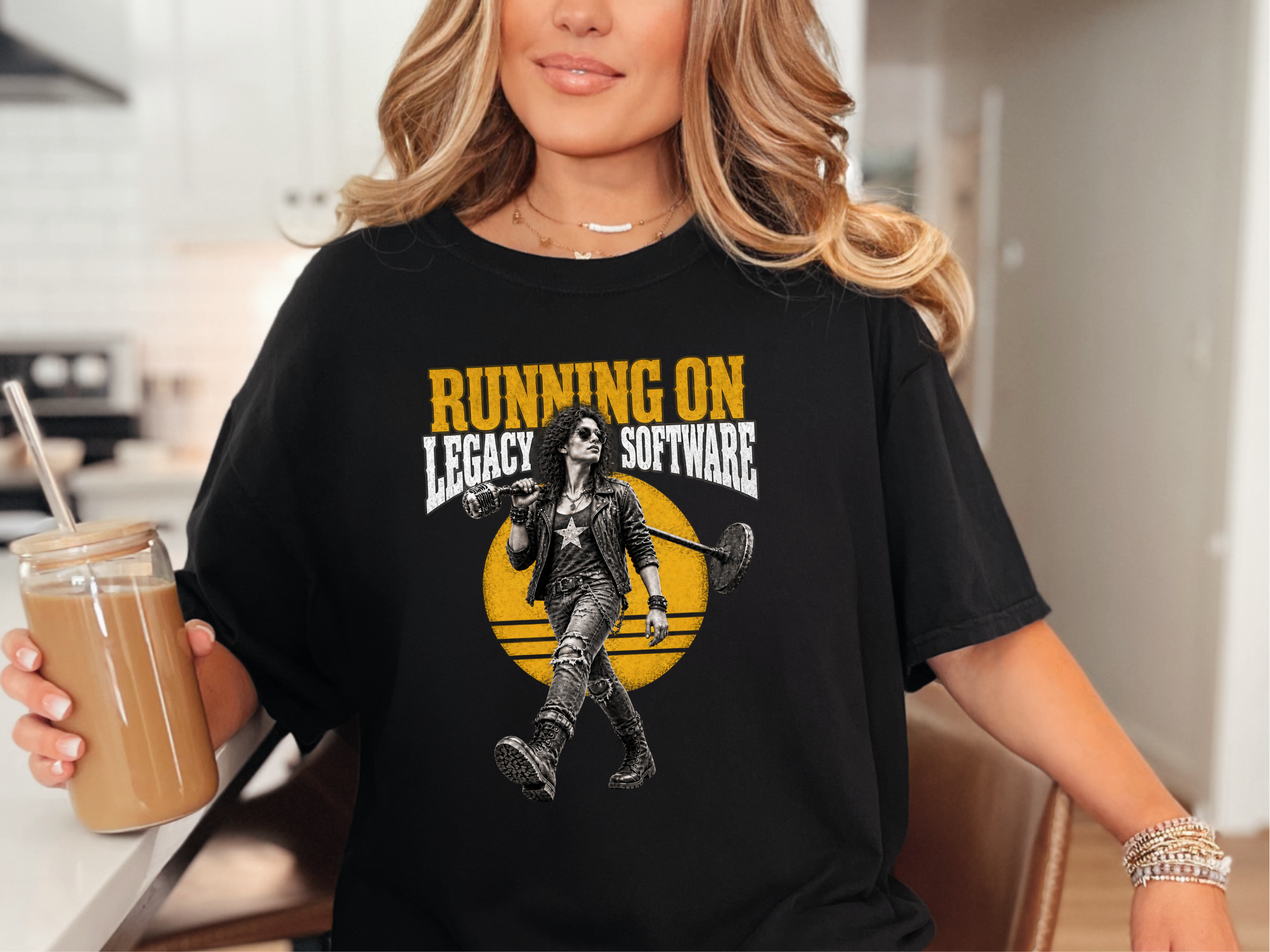 Rocker Woman Legacy Software funny shirt - photo 4