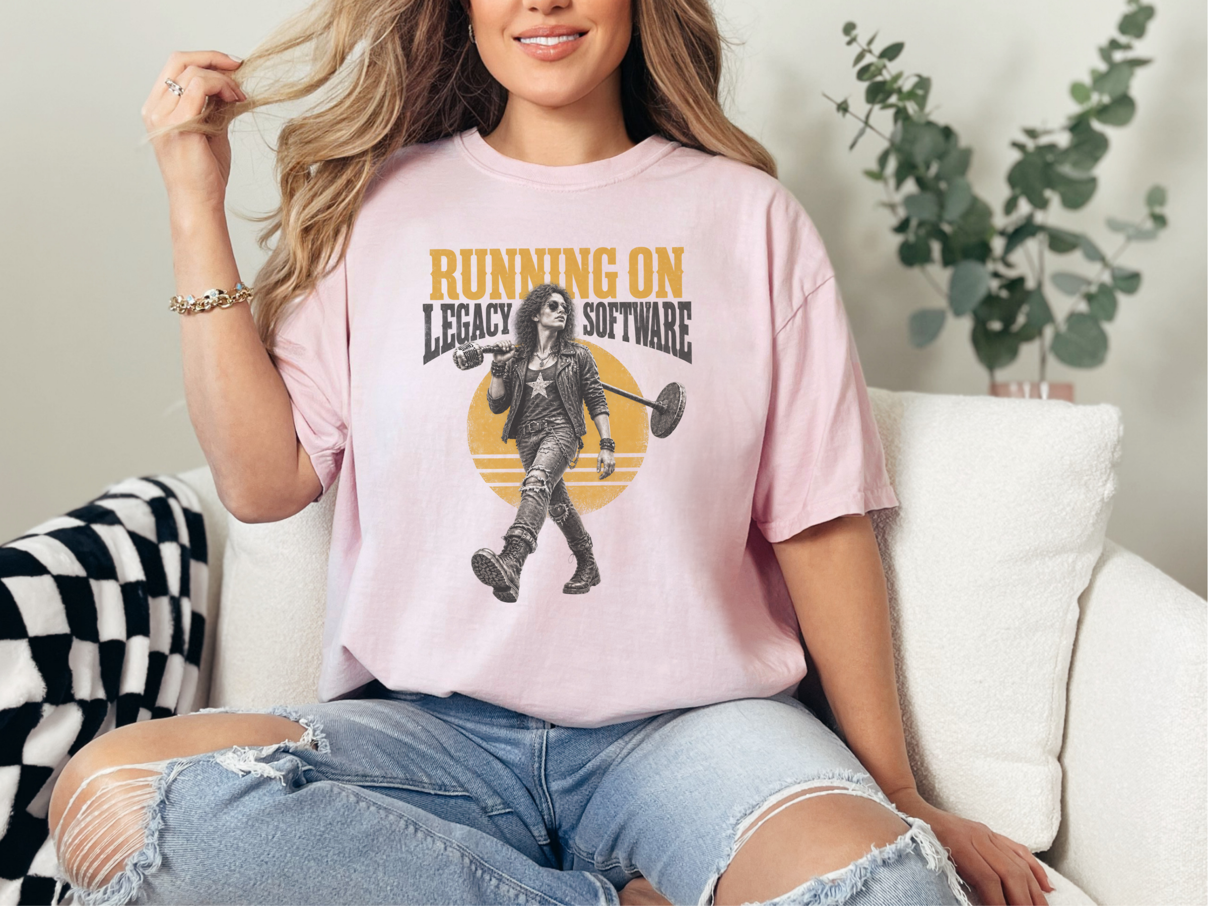 Rocker Woman Legacy Software funny shirt - photo 6