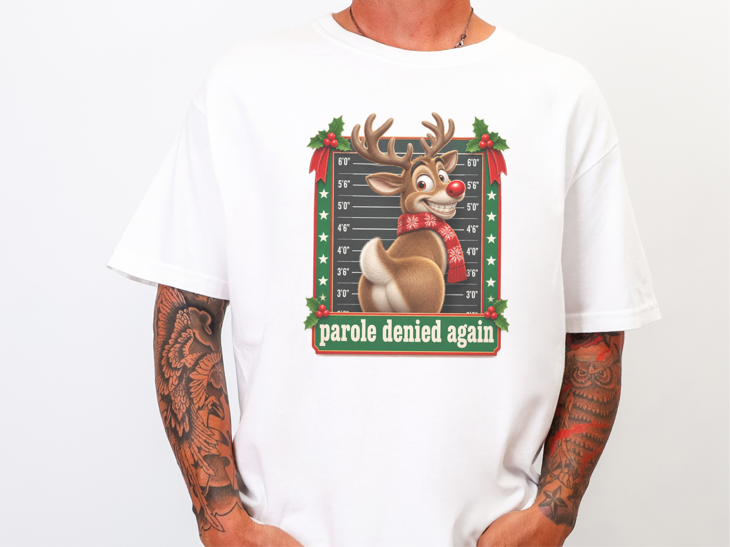 Reindeer Mugshot Parole Denied