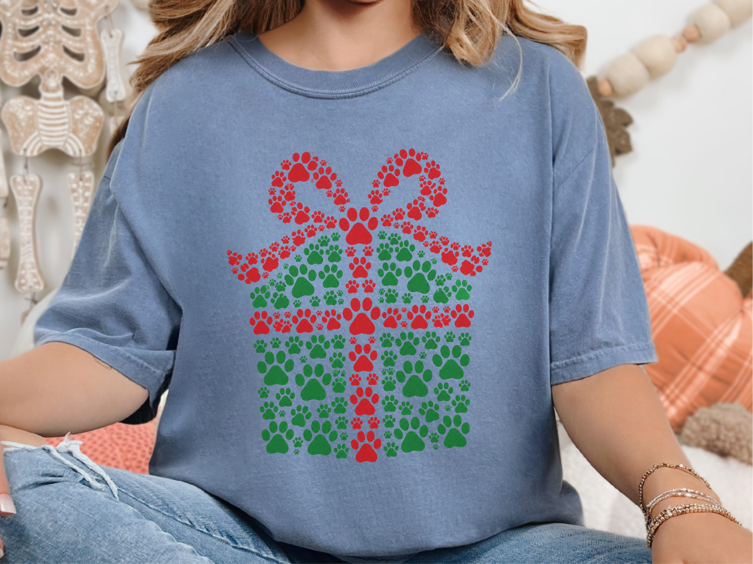 Christmas Paw Print Gift Box - photo 6
