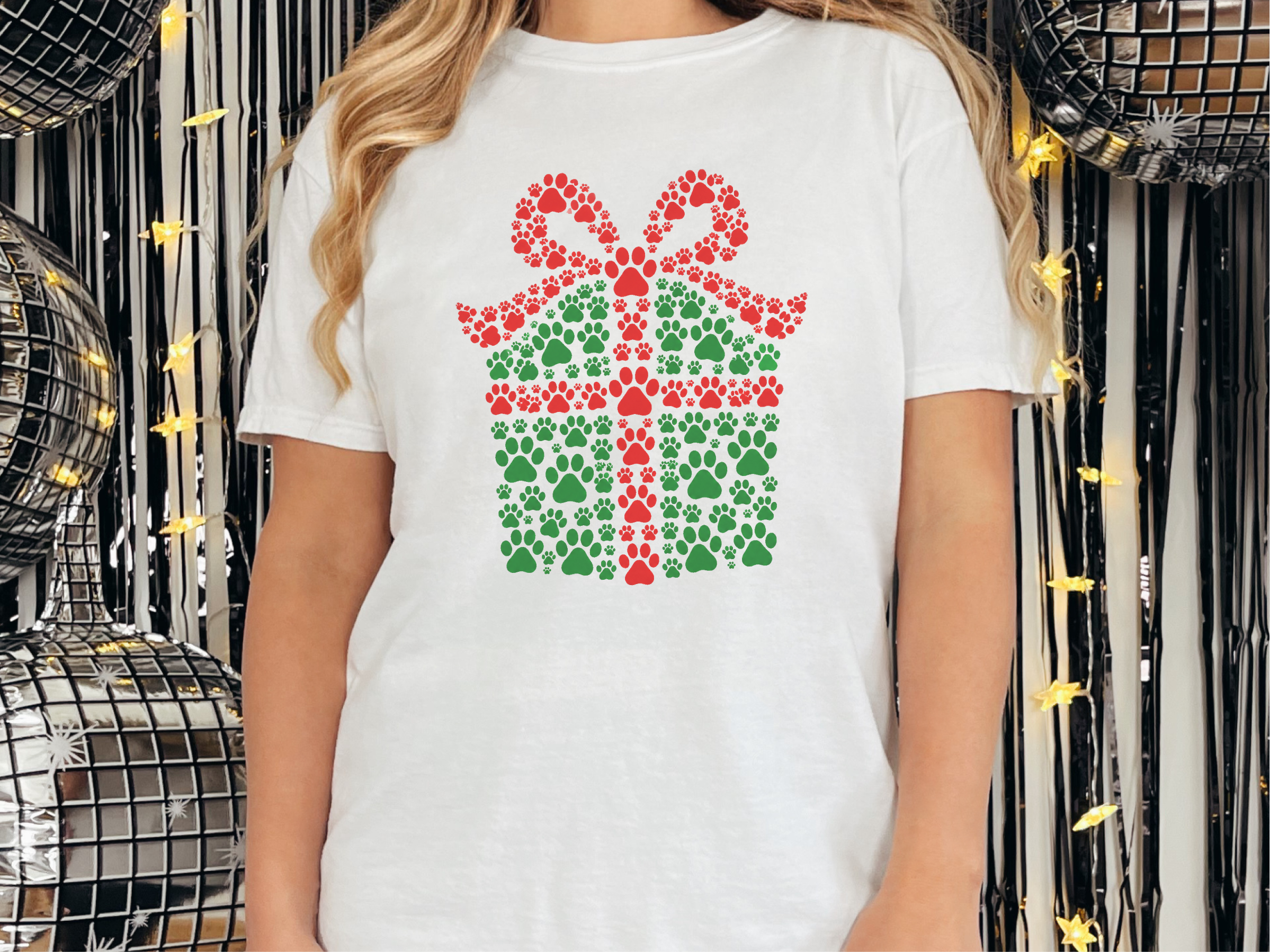 Christmas Paw Print Gift Box - photo 2