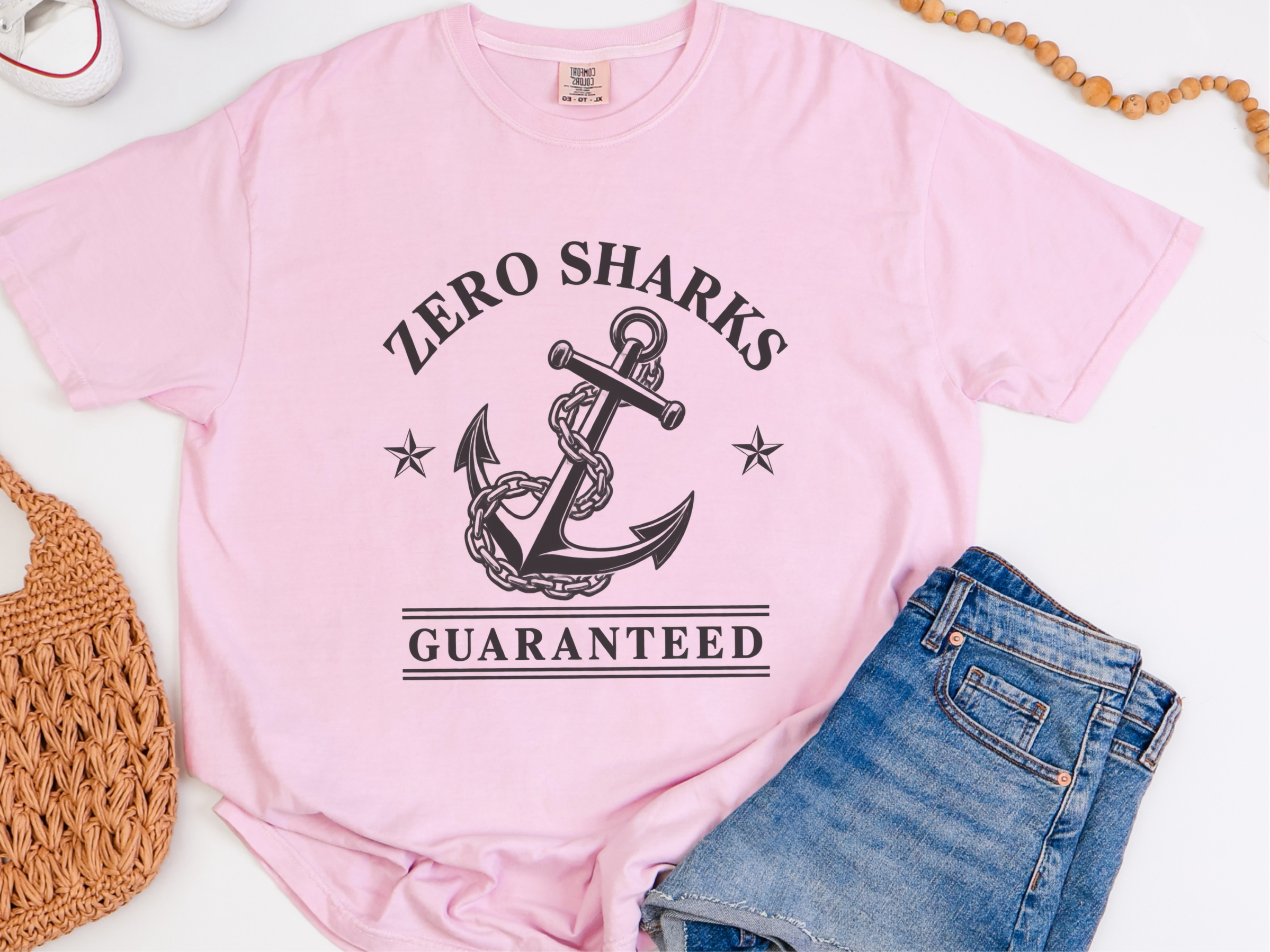 Zero Sharks Guaranteed Anchor funny shirt - photo 4