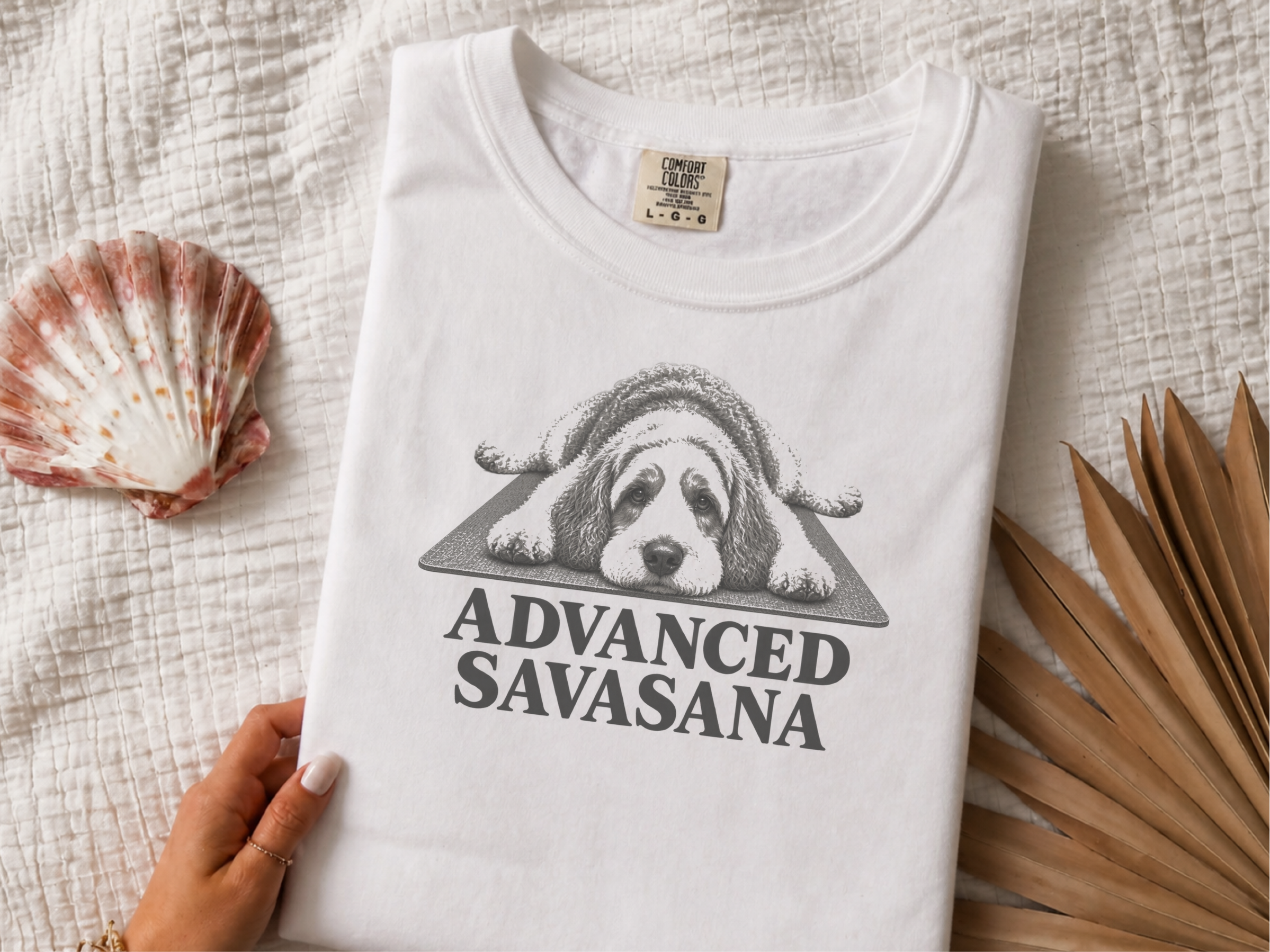 Cockapoo Advanced Savasana Yoga