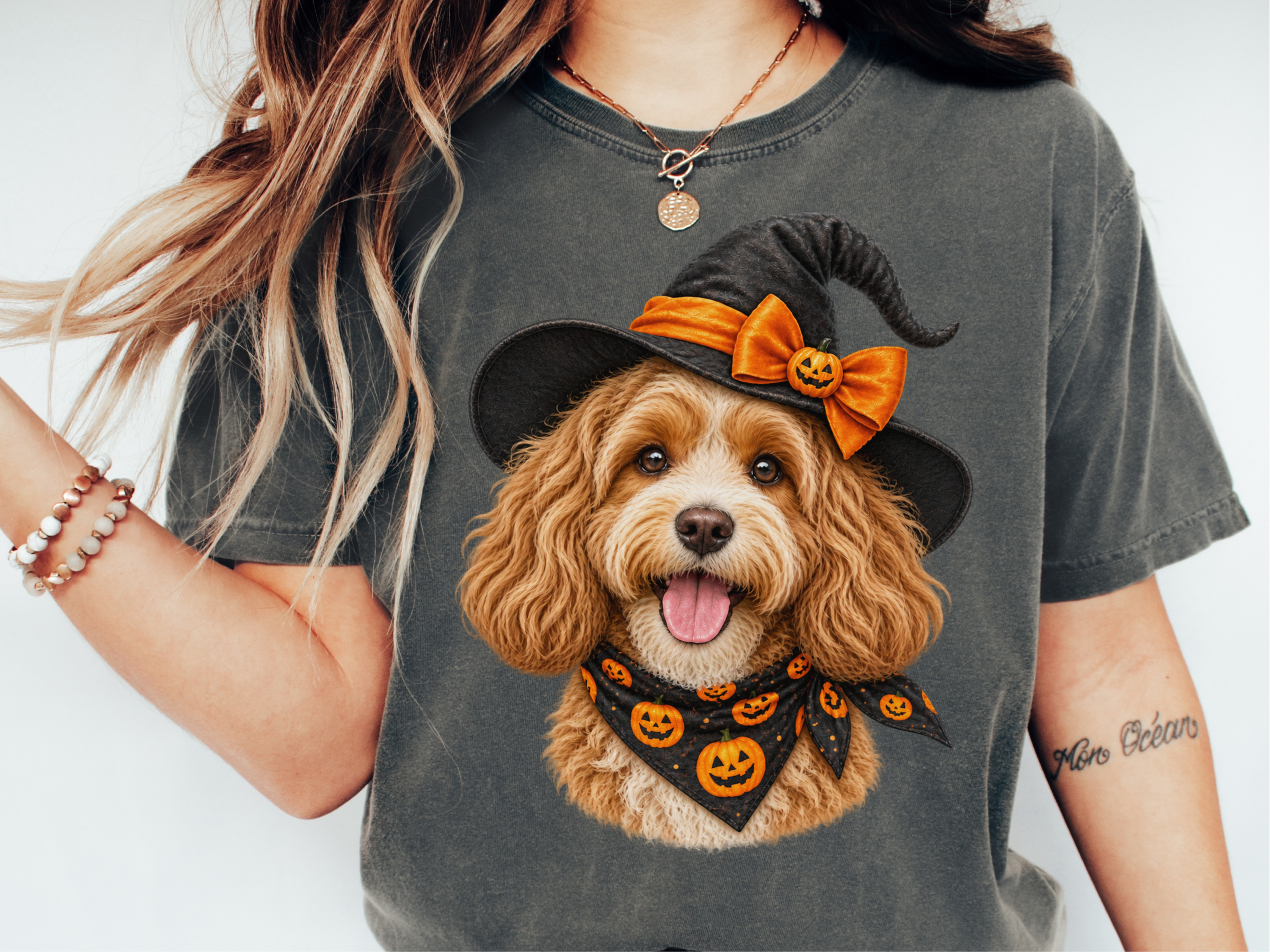 Cavapoo Witch Hat Halloween - photo 2