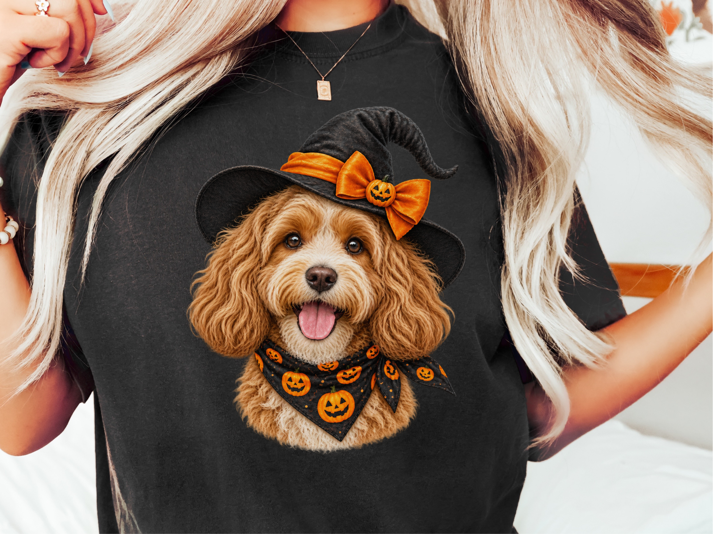 Cavapoo Witch Hat Halloween - photo 1
