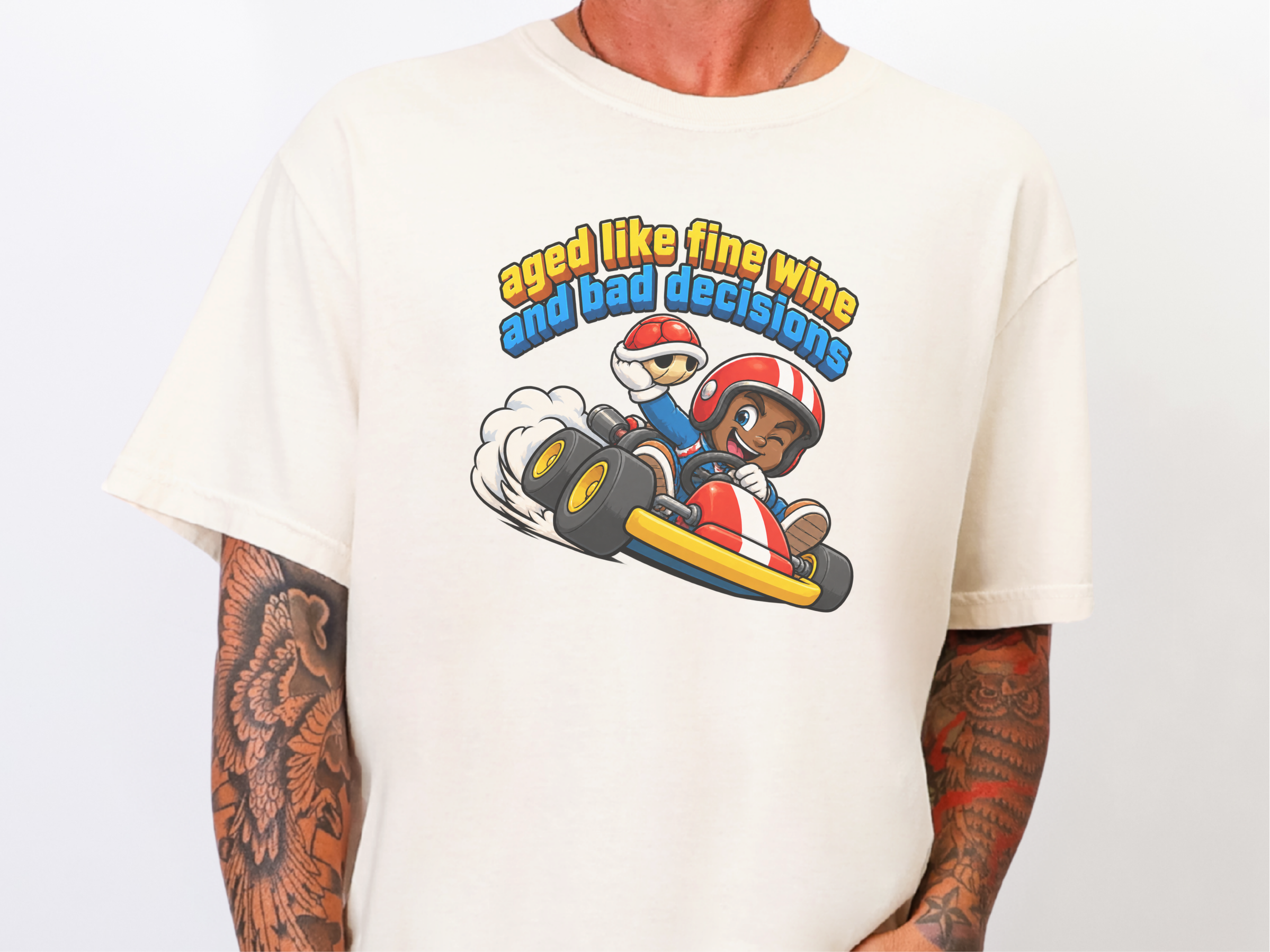 Kart Racer Fine Wine funny shirt - photo 8