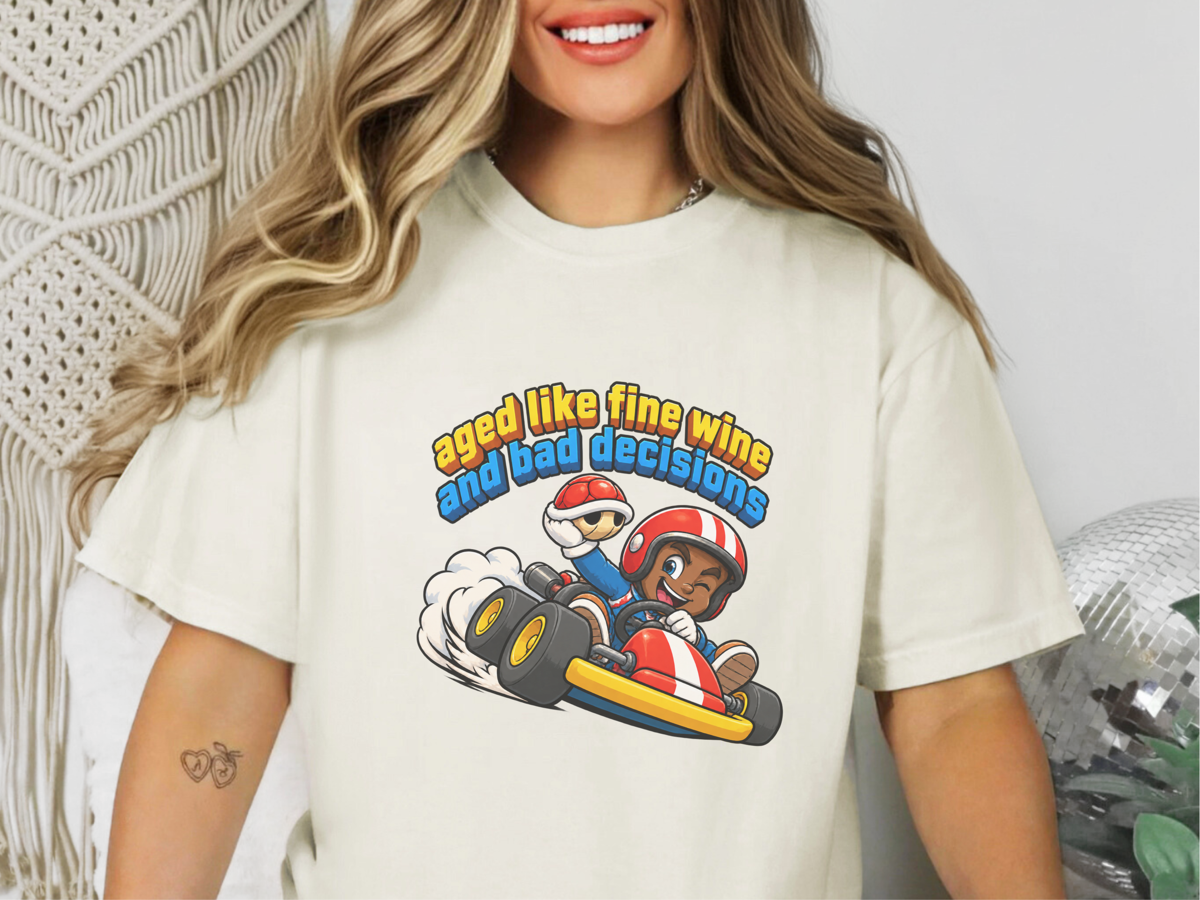 Kart Racer Fine Wine funny shirt - photo 6