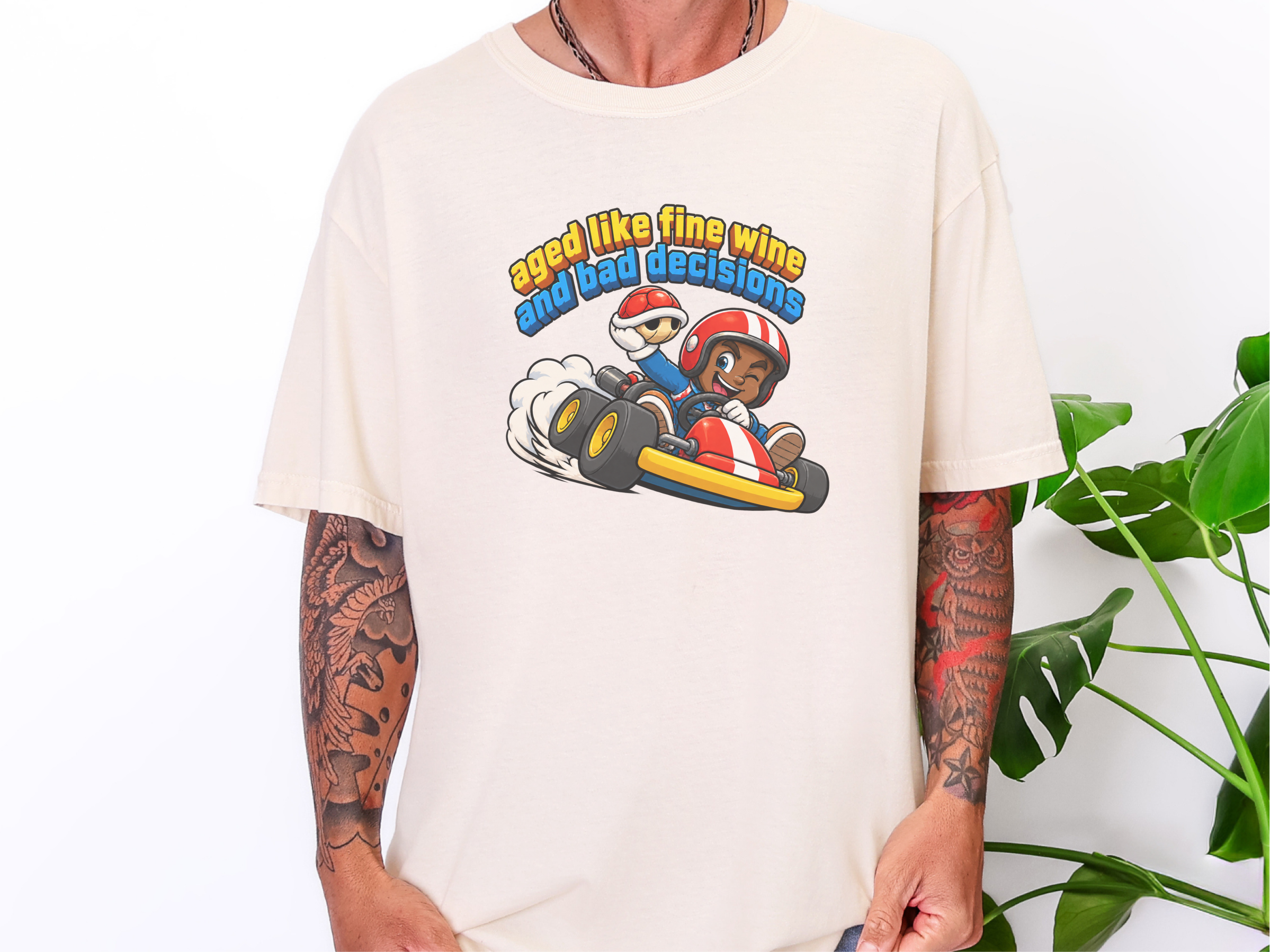 Kart Racer Fine Wine funny shirt - photo 7
