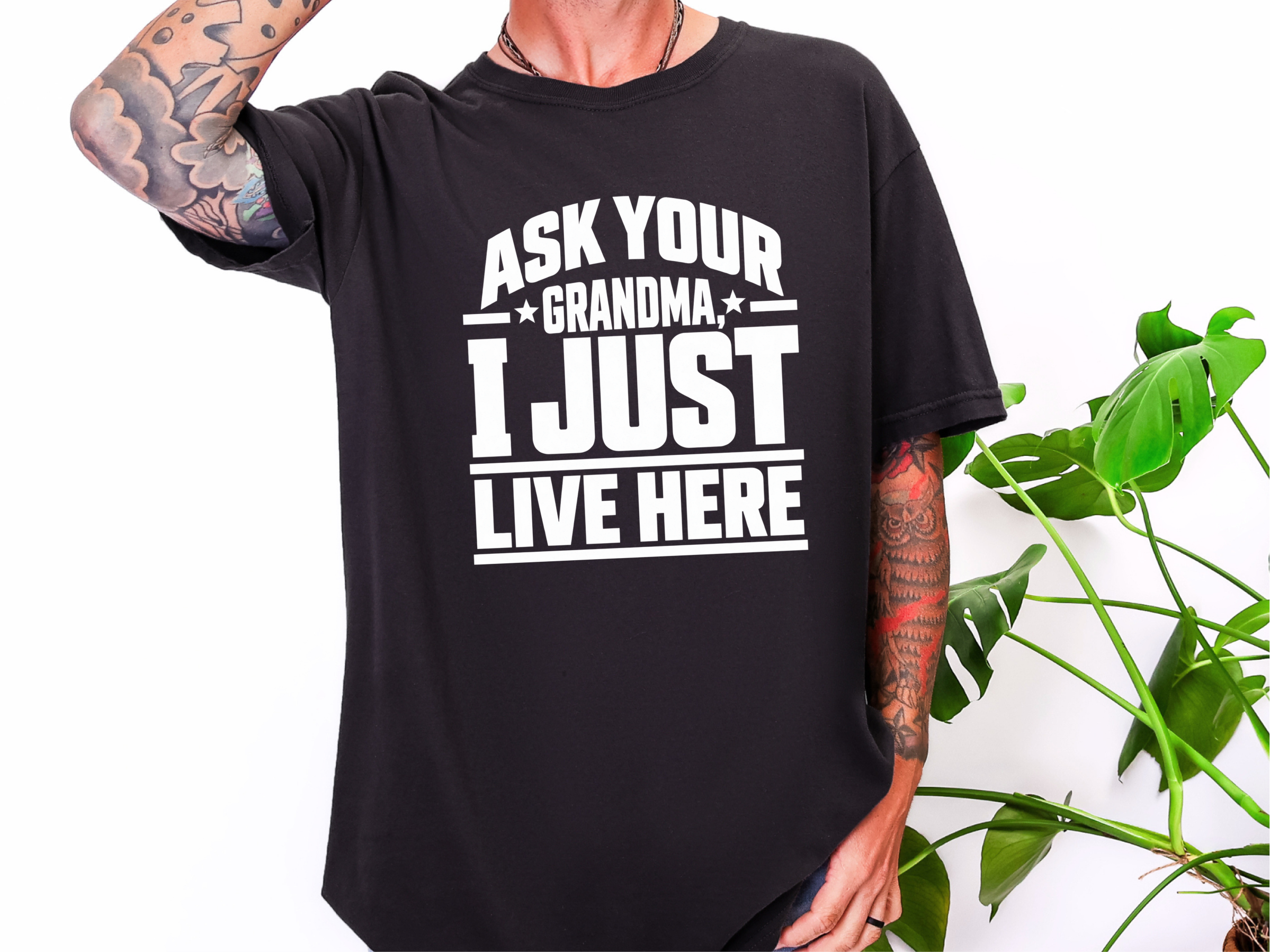 Ask Your Grandma Star Typography