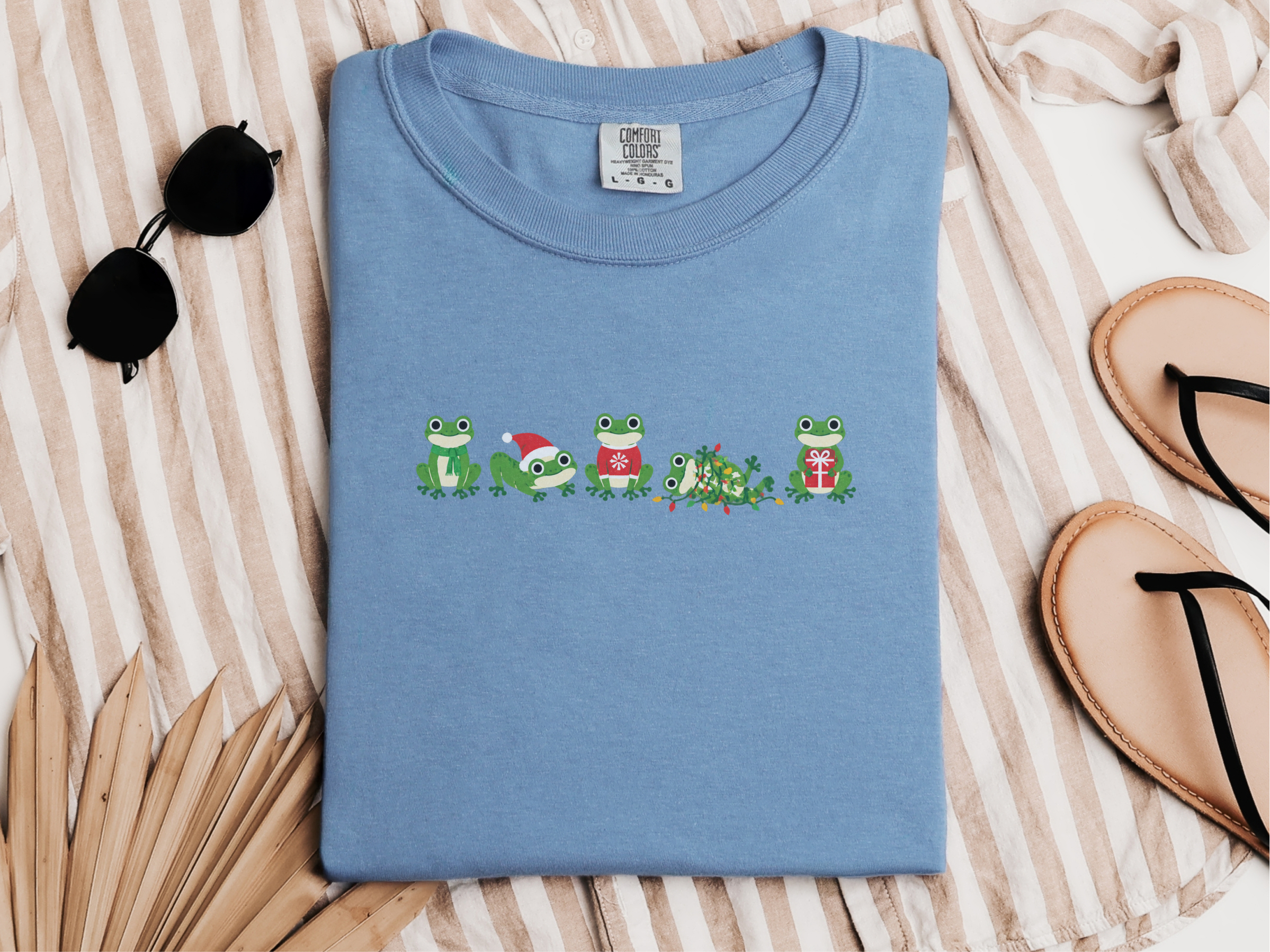 Sir Froggy Christmas Lineup funny shirt - photo 7