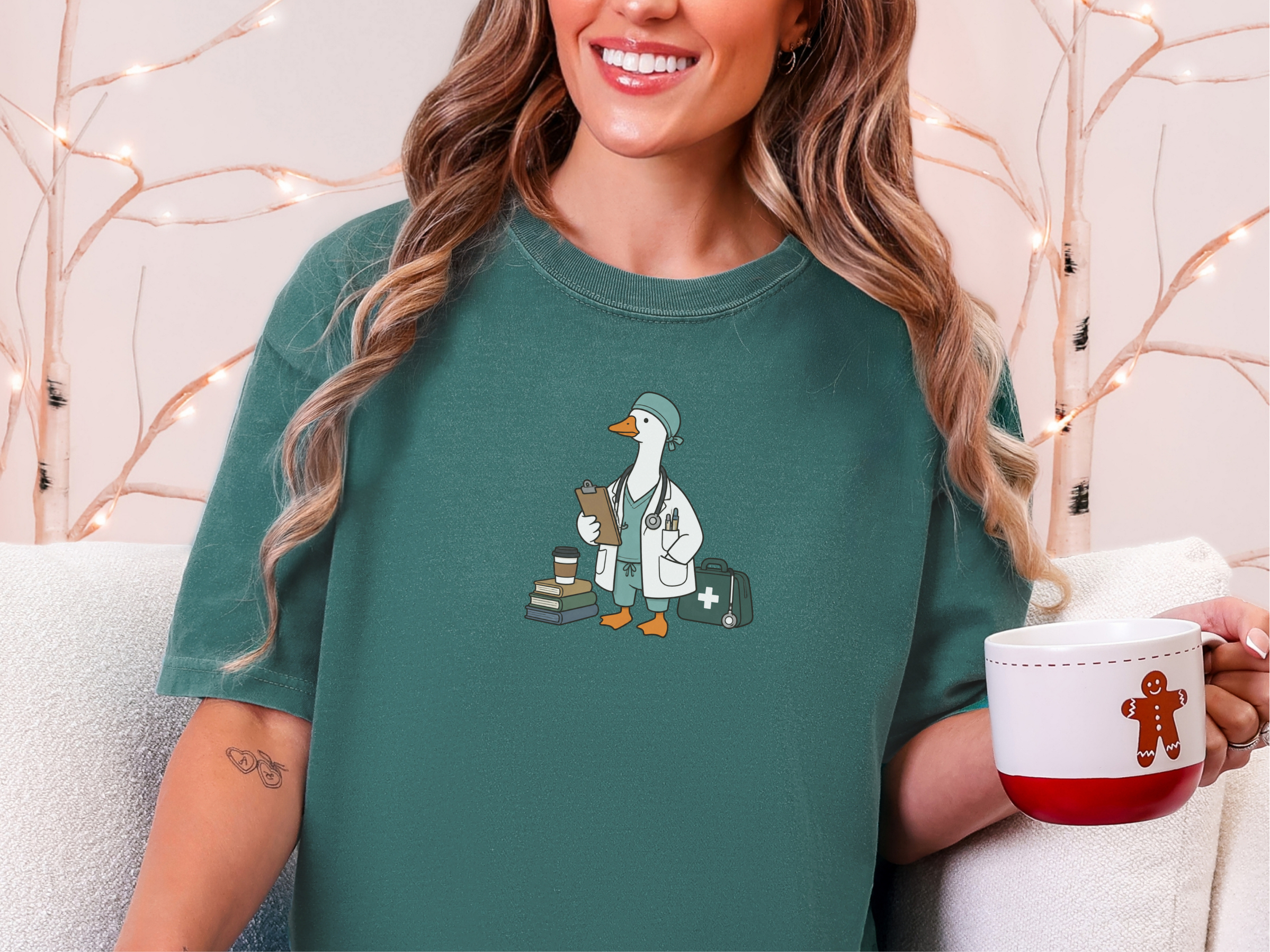 Goose Doctor Medical Scrubs funny shirt - photo 8