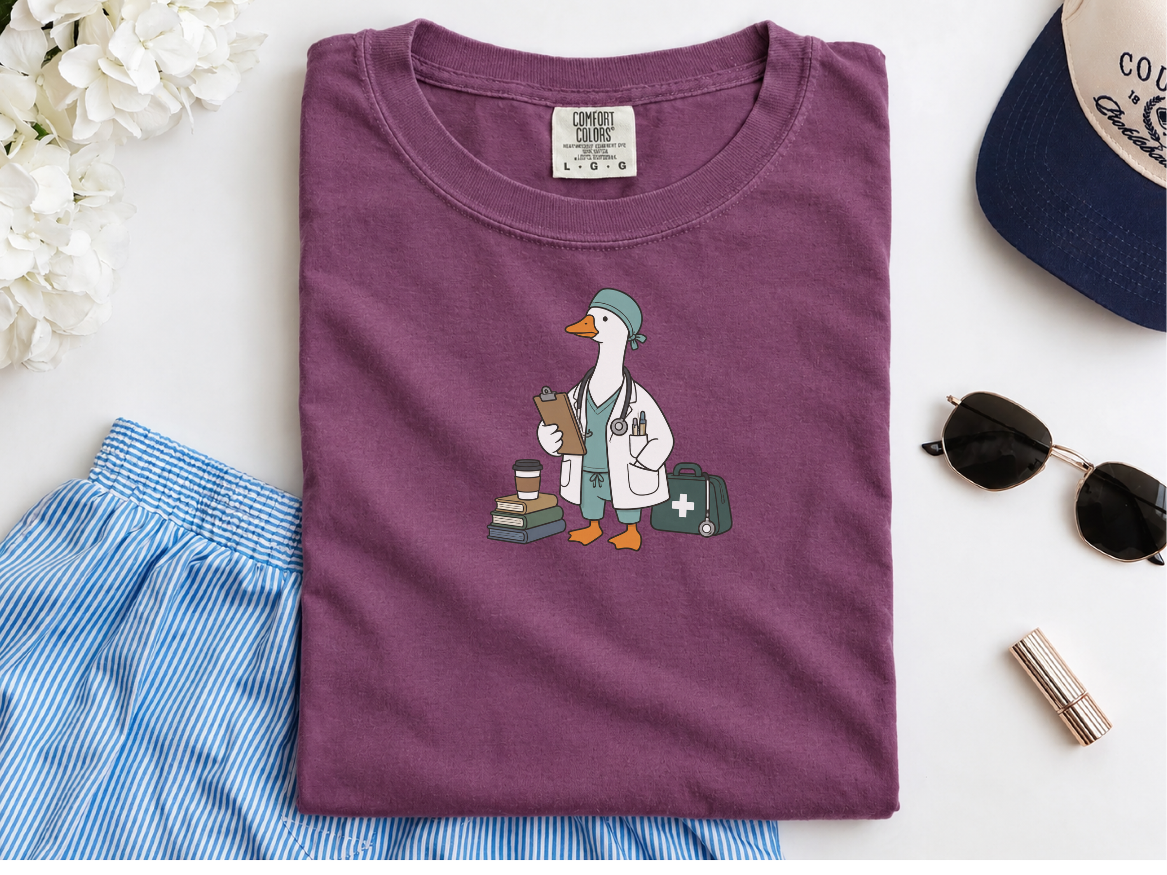 Goose Doctor Medical Scrubs funny shirt - photo 5
