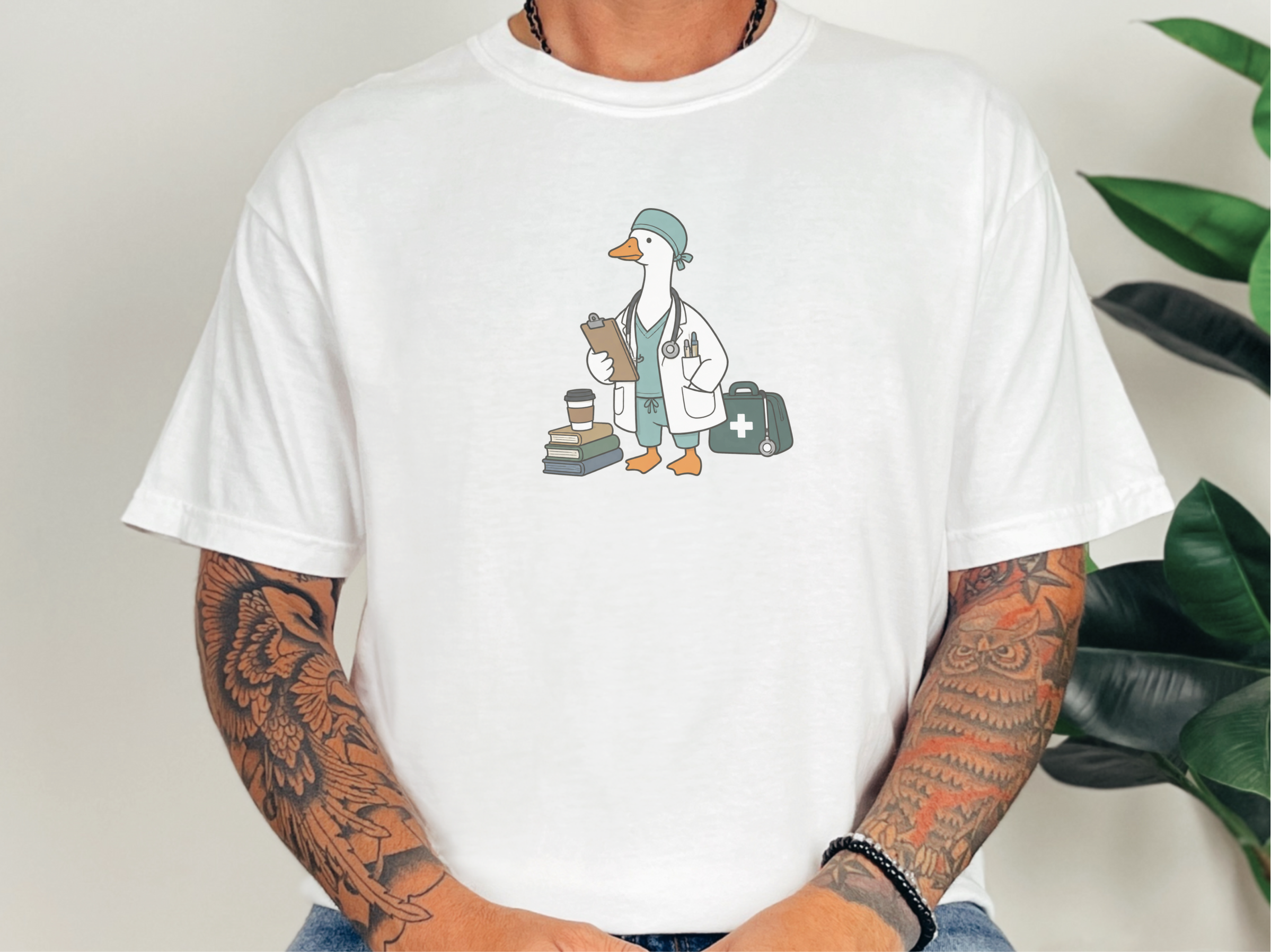 Goose Doctor Medical Scrubs funny shirt - photo 2