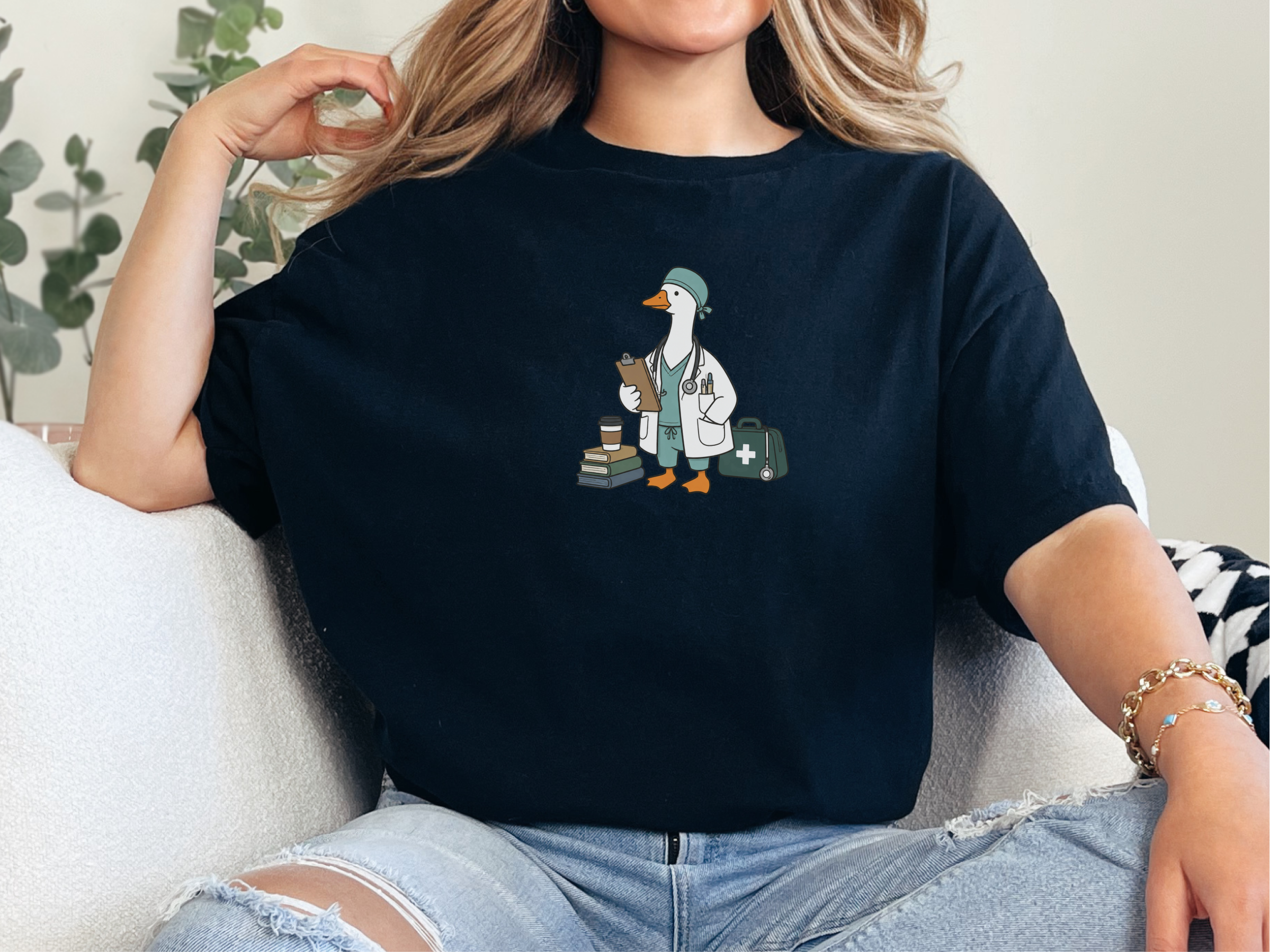 Goose Doctor Medical Scrubs funny shirt - photo 3