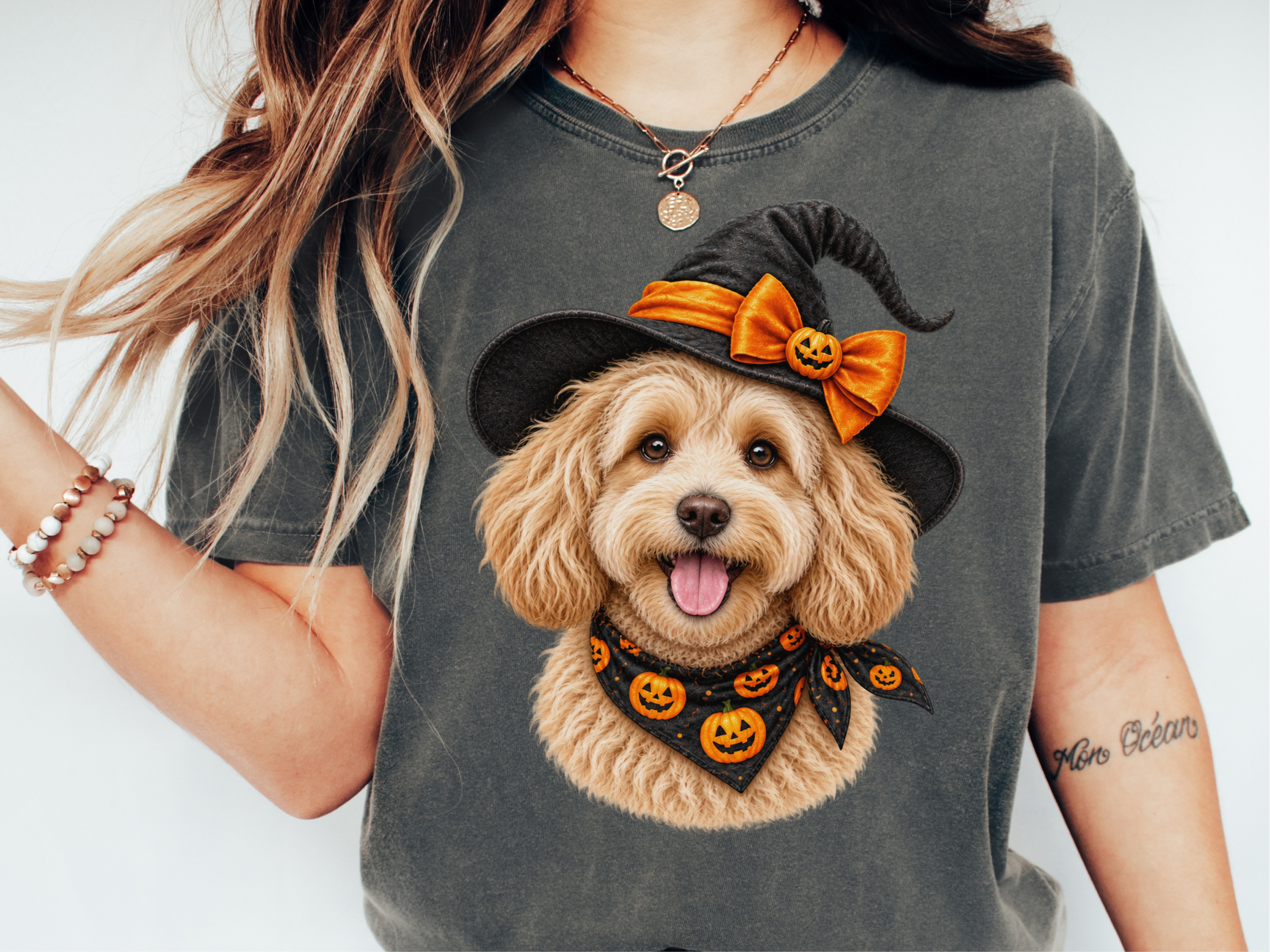 Maltipoo Halloween Witch Hat - photo 2