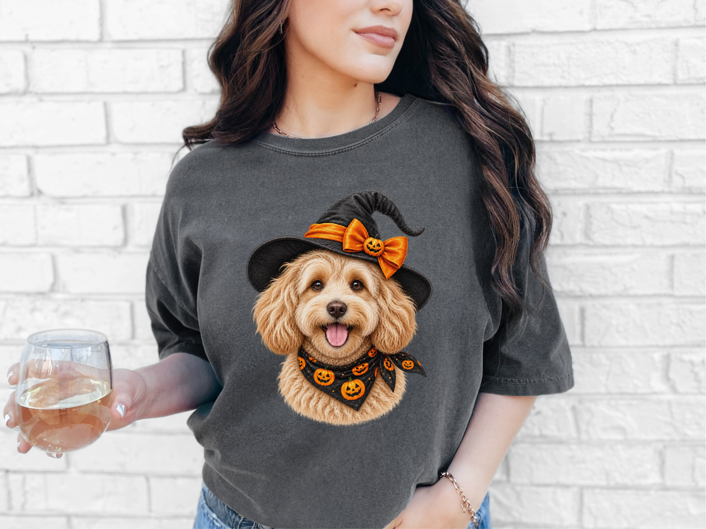 Maltipoo Halloween Witch Hat - photo 4