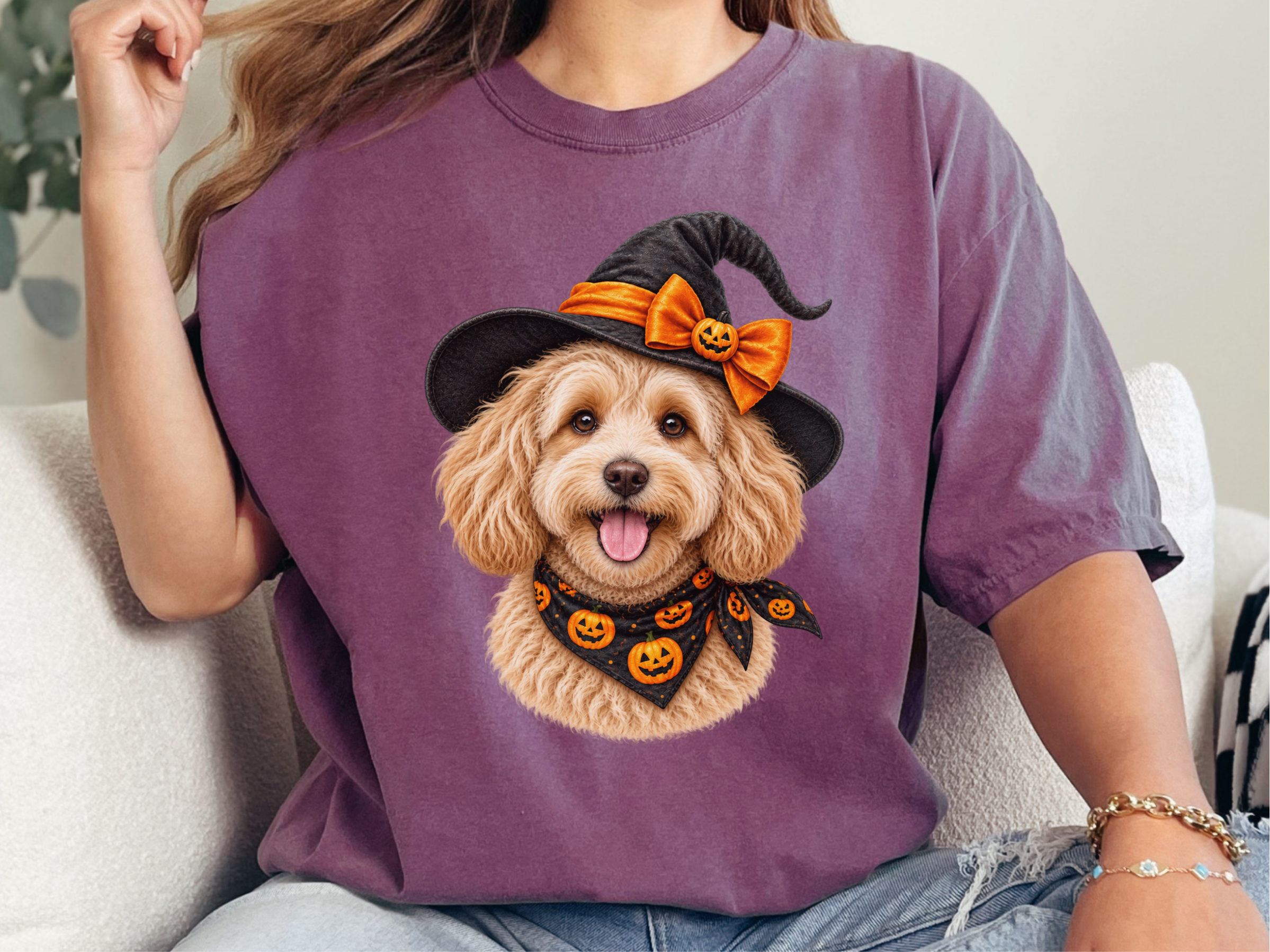 Maltipoo Halloween Witch Hat - photo 5