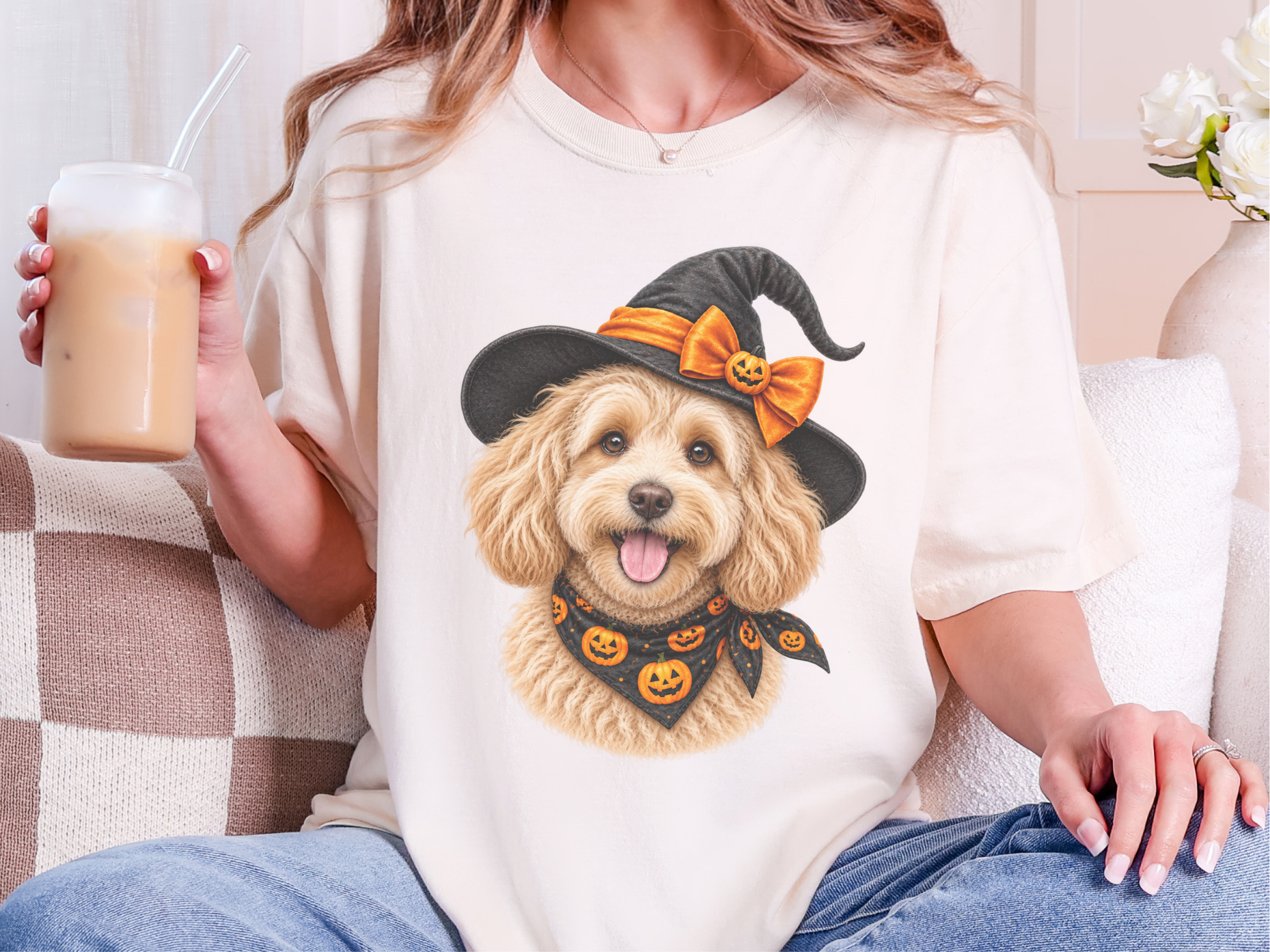 Maltipoo Halloween Witch Hat - photo 8