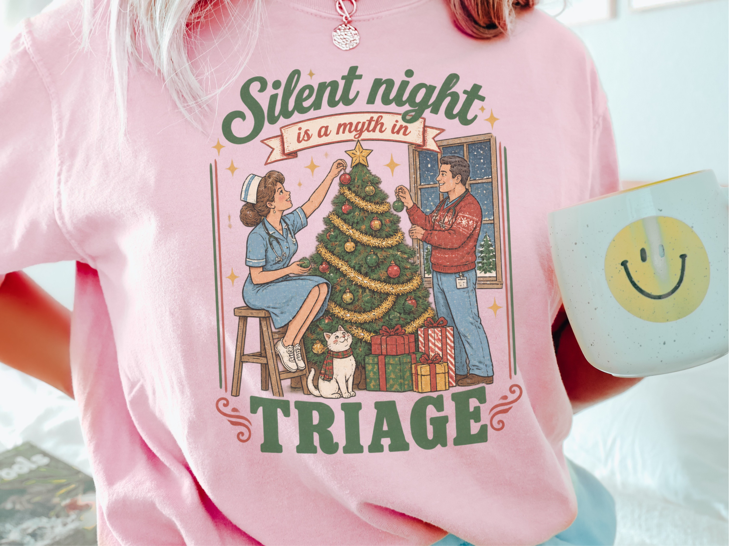 Silent Night Triage Christmas Scene