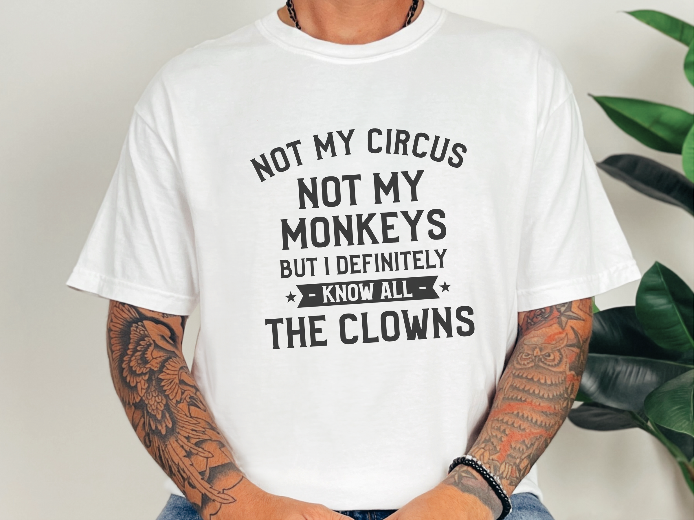 Not My Circus Not My Monkeys But I Definitely Know All The Clowns funny shirt - photo 1