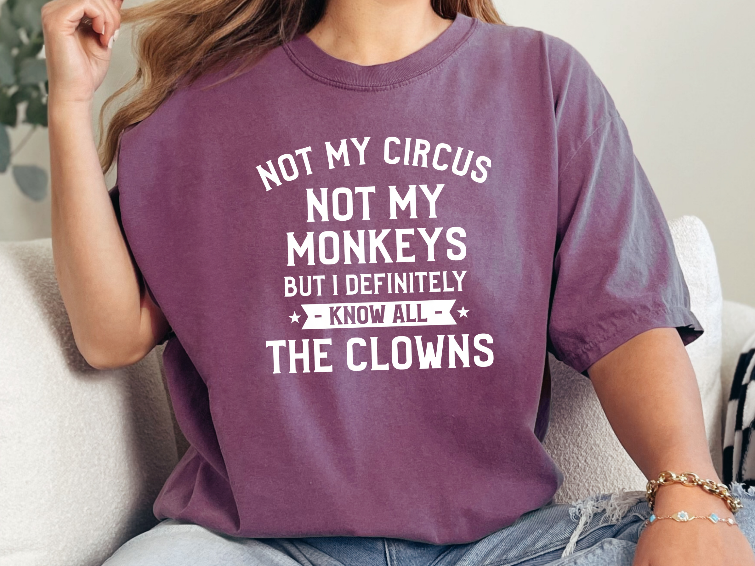 Not My Circus Not My Monkeys But I Definitely Know All The Clowns funny shirt - photo 5