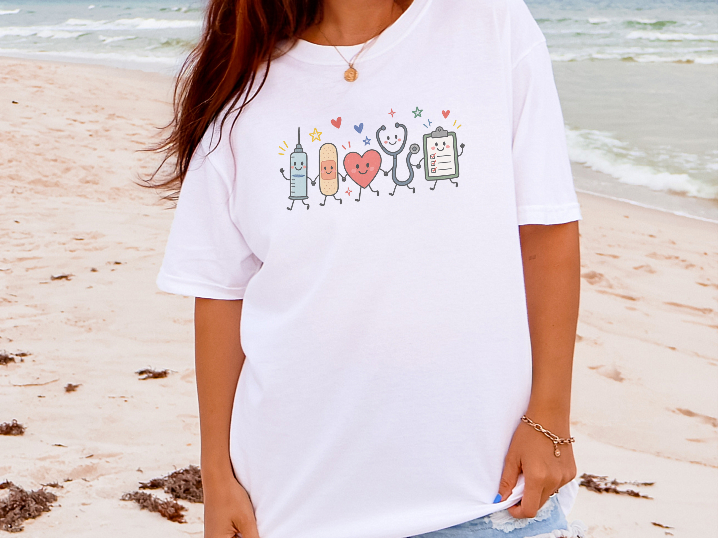 Happy Medical Friends Holding Hands funny shirt - photo 1