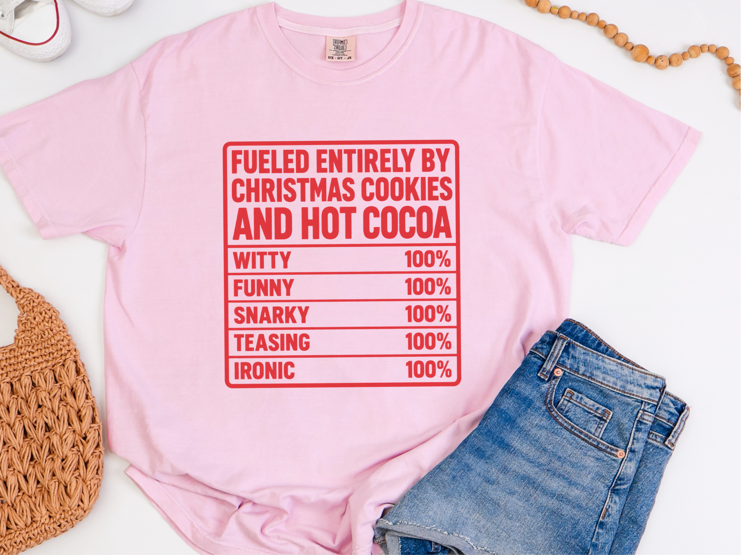 Christmas Cookies Hot Cocoa Label funny shirt - photo 3