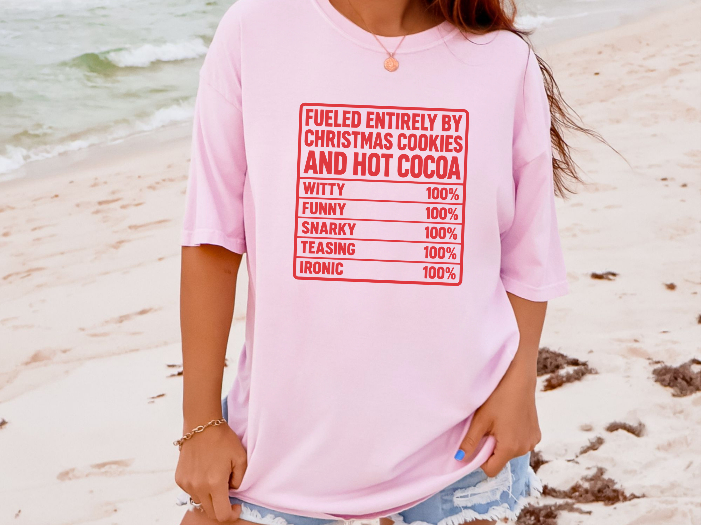 Christmas Cookies Hot Cocoa Label funny shirt - photo 4