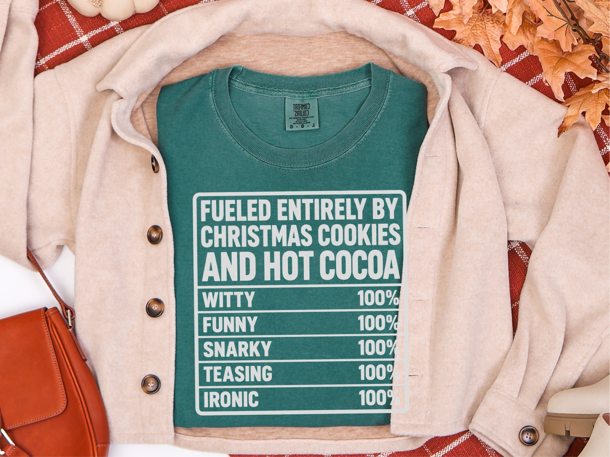 Christmas Cookies Hot Cocoa Label funny shirt - photo 8