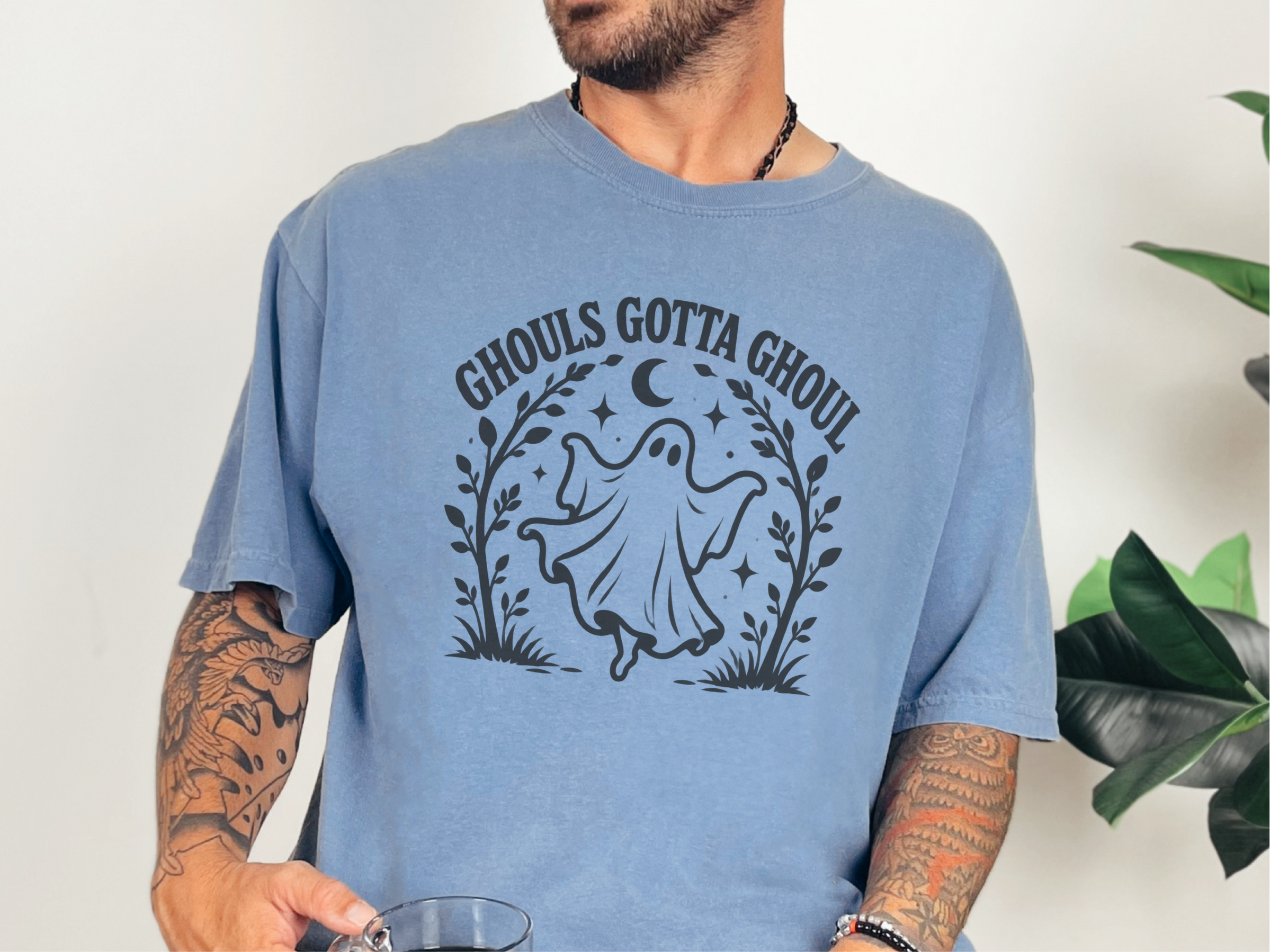 Ghouls Gotta Ghoul Ghost Wreath funny shirt - photo 6