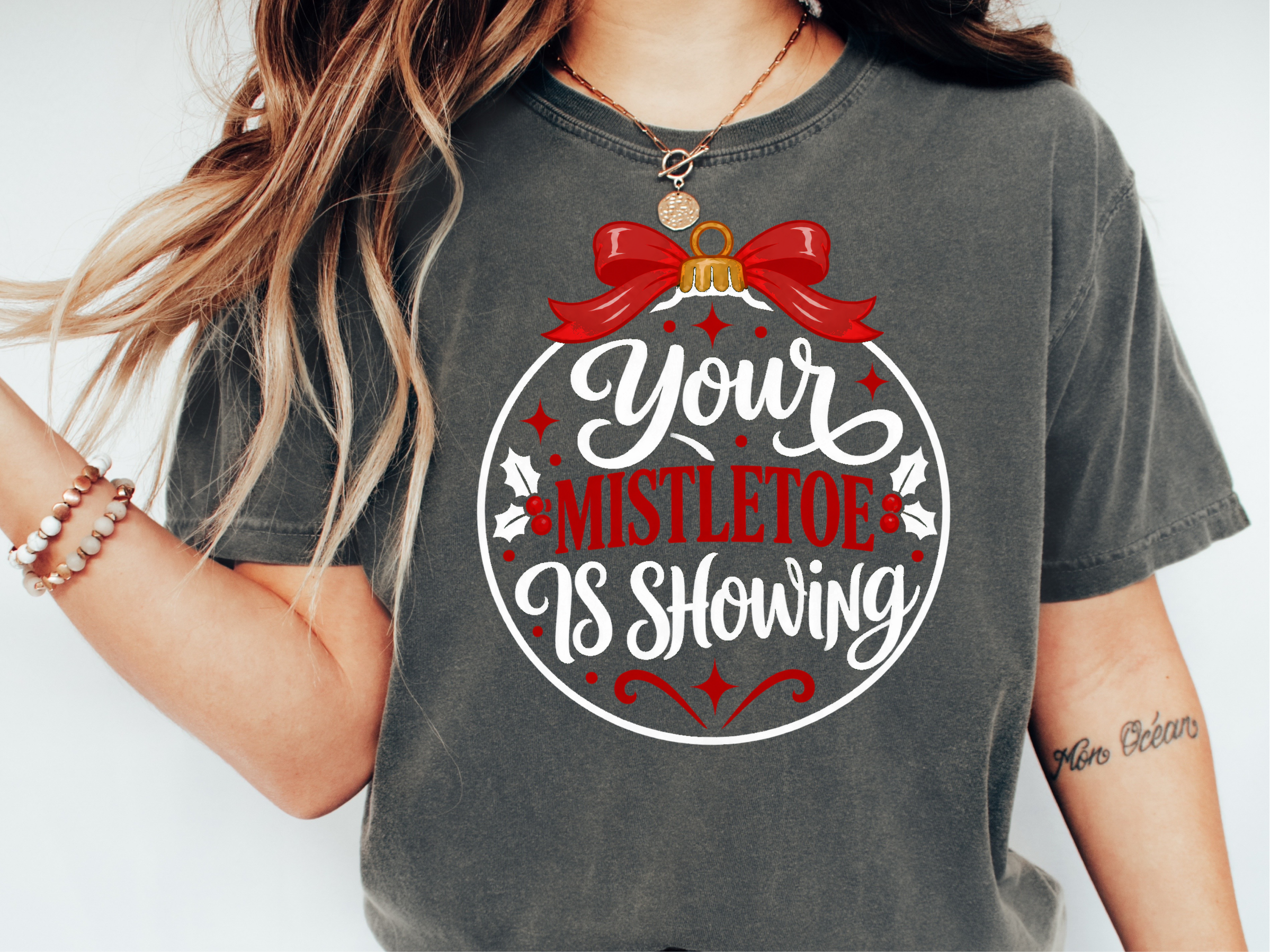 Your Mistletoe Is Showing Ornament