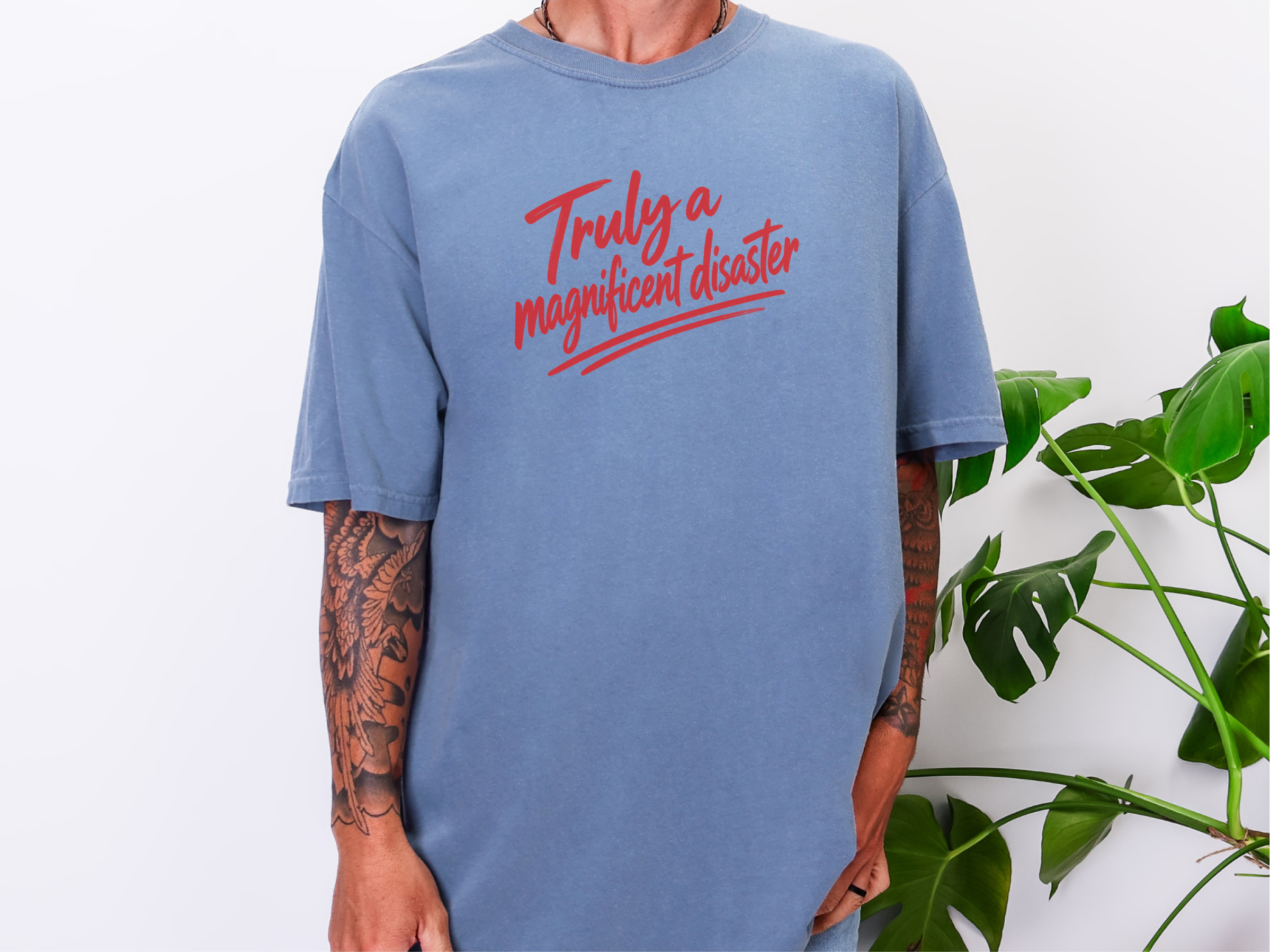 Truly A Magnificent Disaster Script funny shirt - photo 8