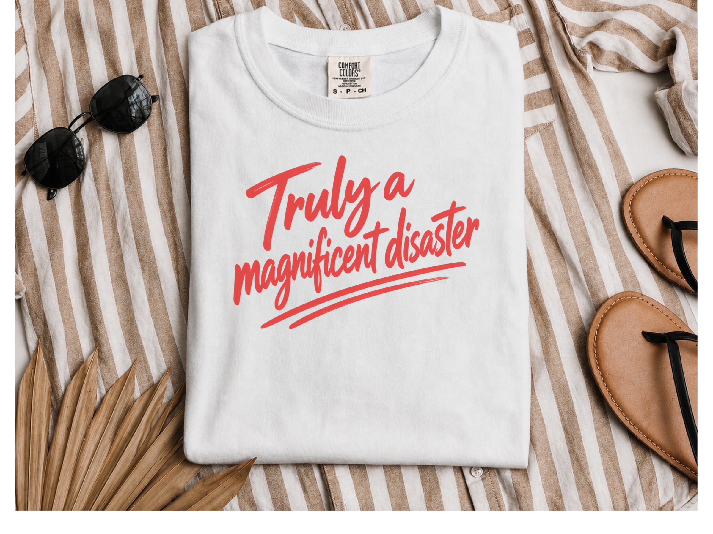 Truly A Magnificent Disaster Script funny shirt - photo 2