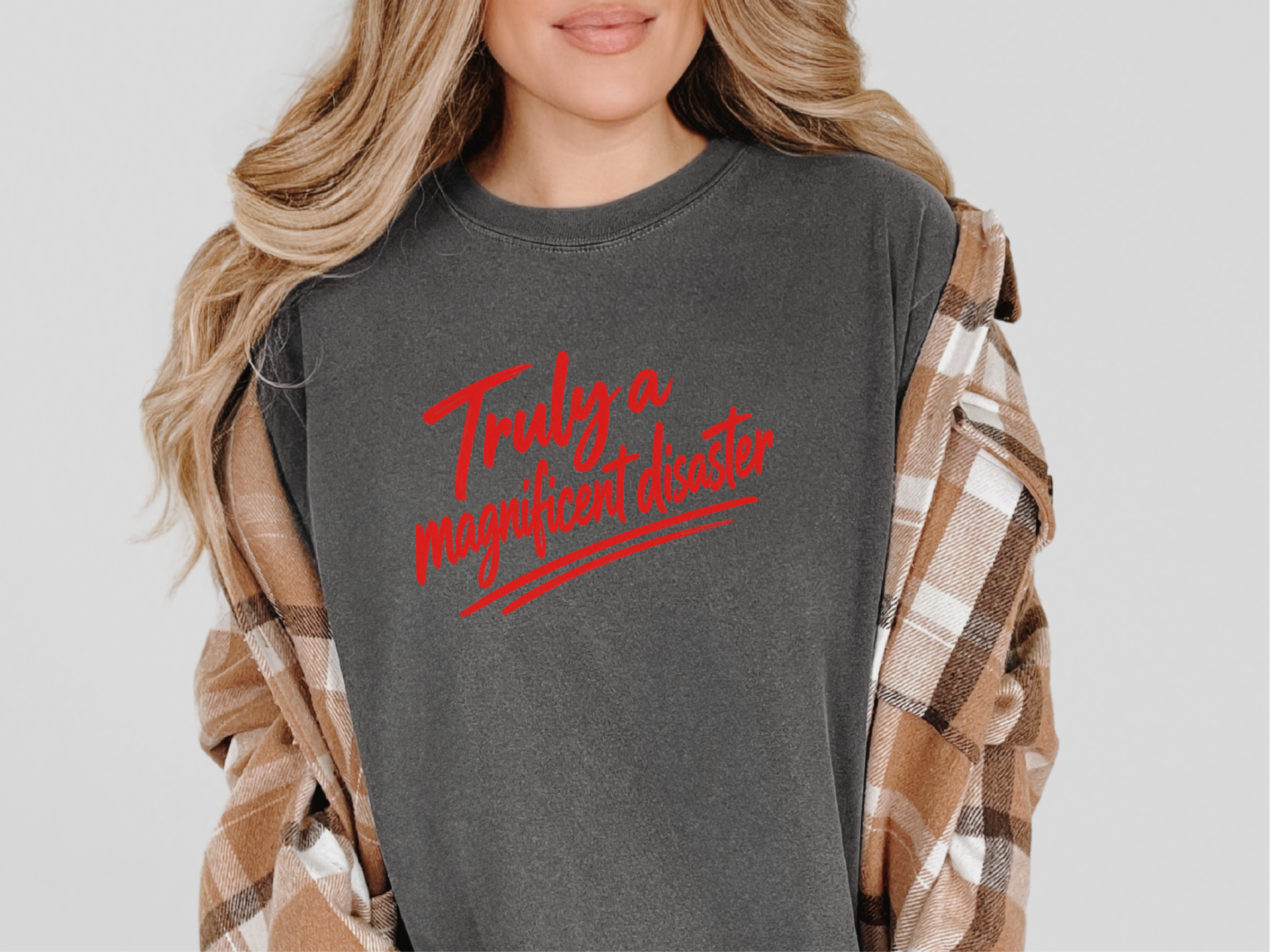 Truly A Magnificent Disaster Script funny shirt - photo 4