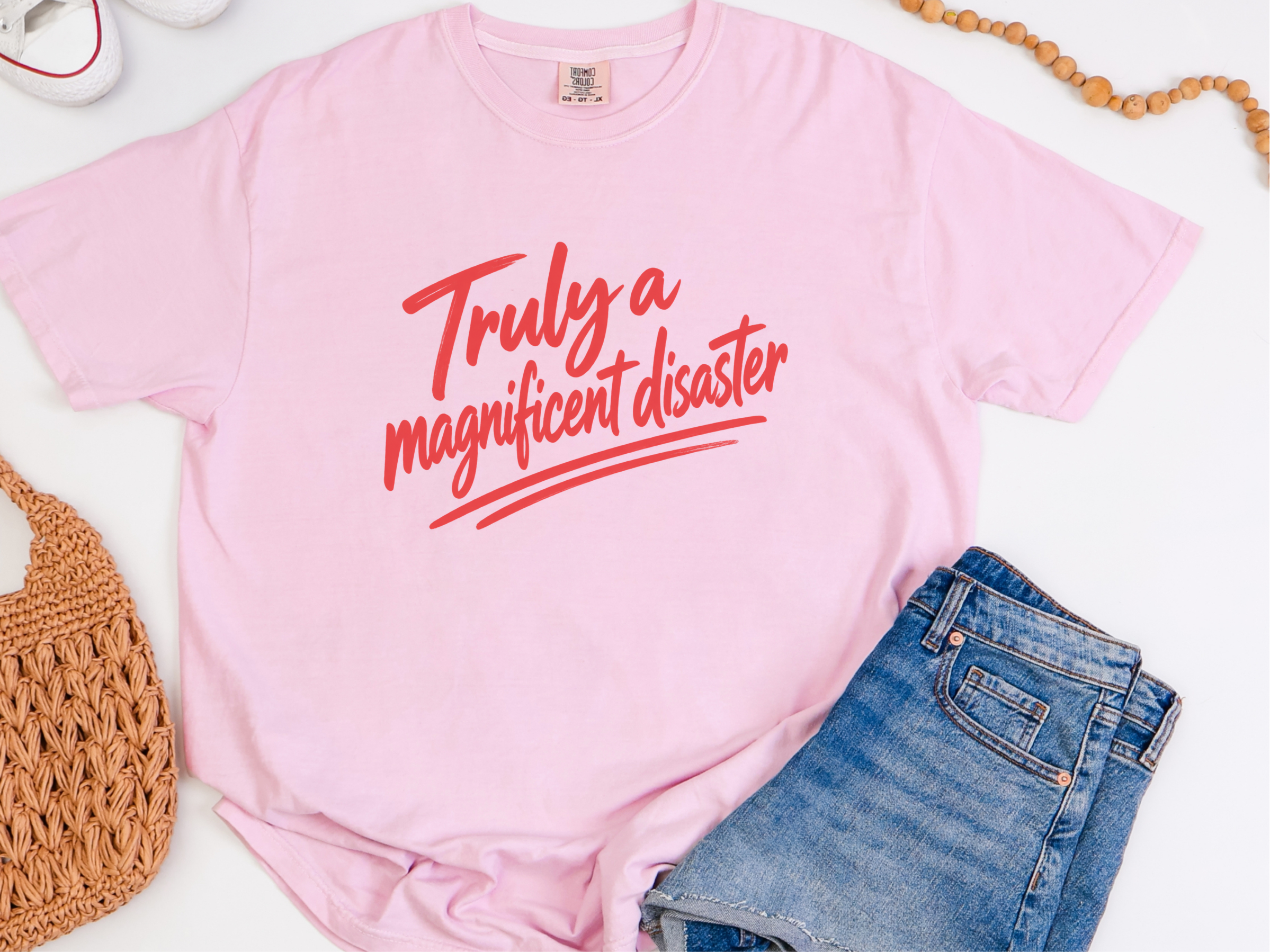 Truly A Magnificent Disaster Script funny shirt - photo 5