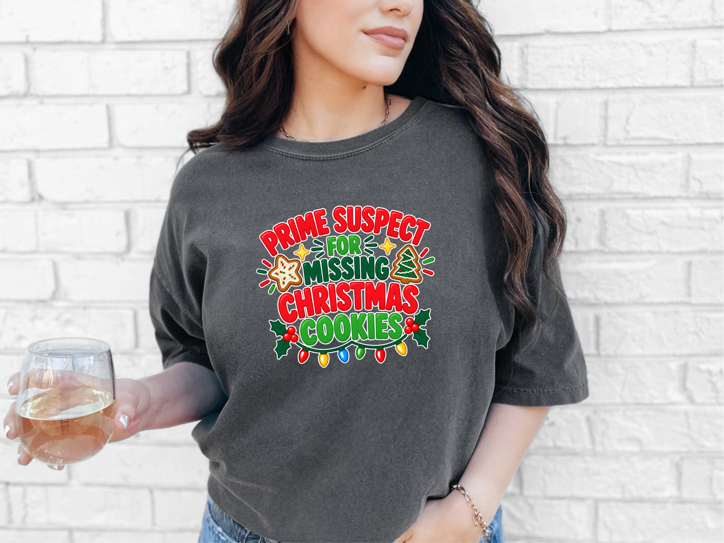 Prime Suspect Missing Christmas Cookies funny shirt - photo 5