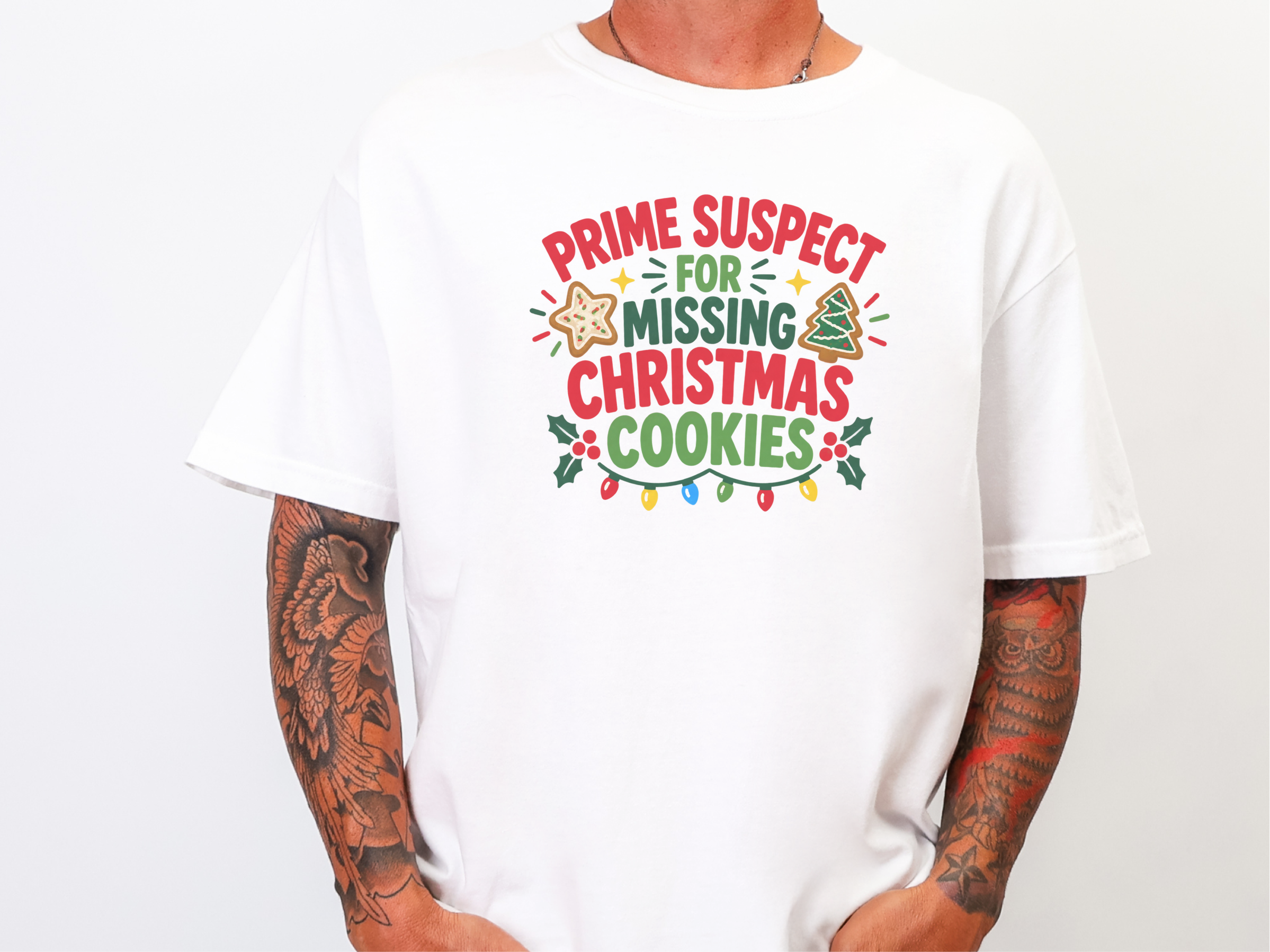 Prime Suspect Missing Christmas Cookies funny shirt - photo 3