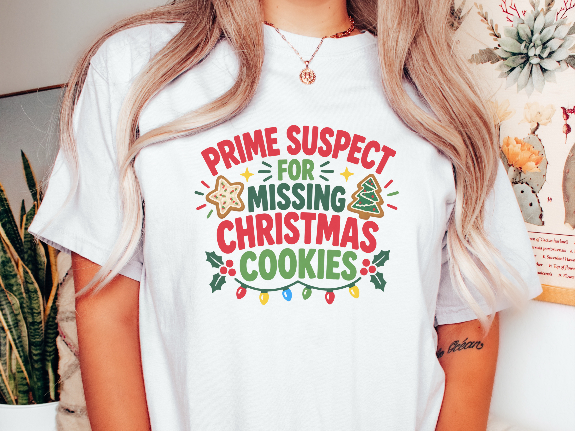 Prime Suspect Missing Christmas Cookies funny shirt - photo 1